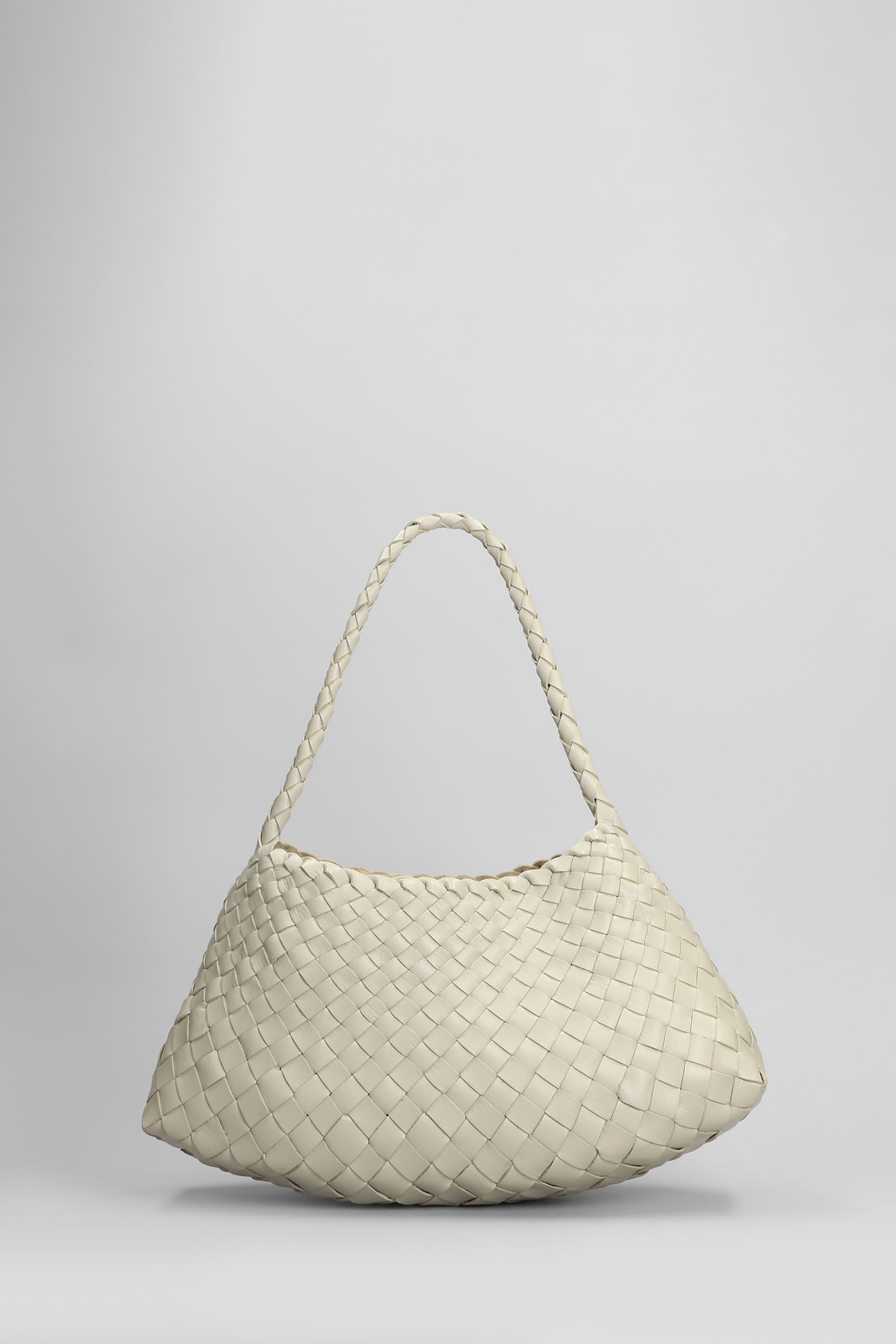 Rosanna Mini Hand Bag In Beige Leather