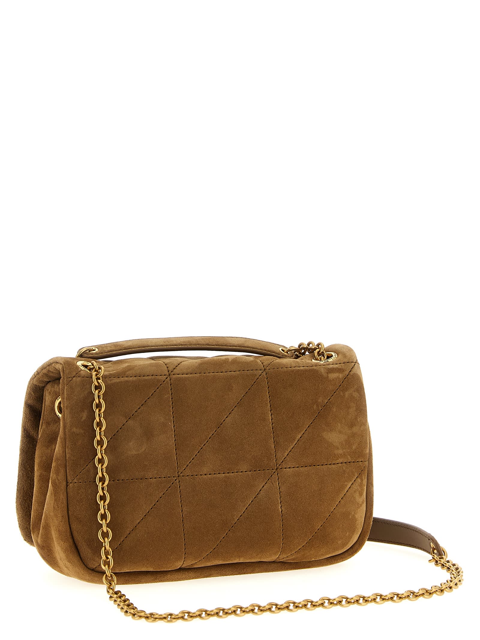 Saint Laurent Beige Jamie 4.3 Mini Shoulder Bag In Brown