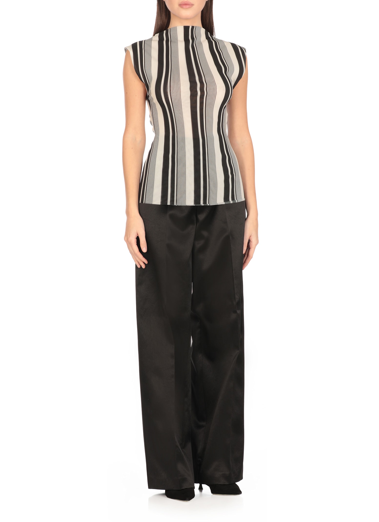 PHILOSOPHY DI LORENZO SERAFINI STRIPED TOP