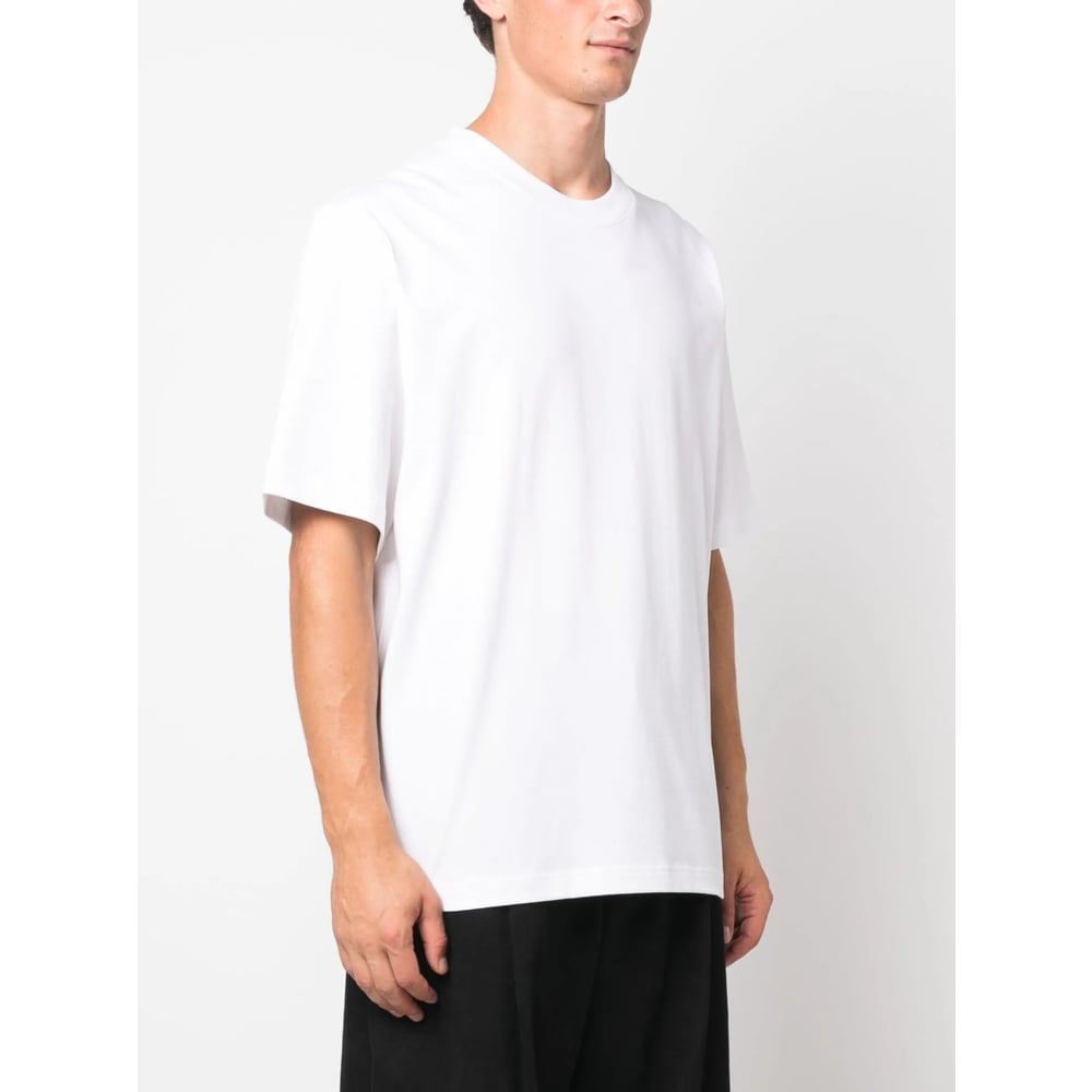 Studio Nicholson White Cotton Piu Over Shirt In White