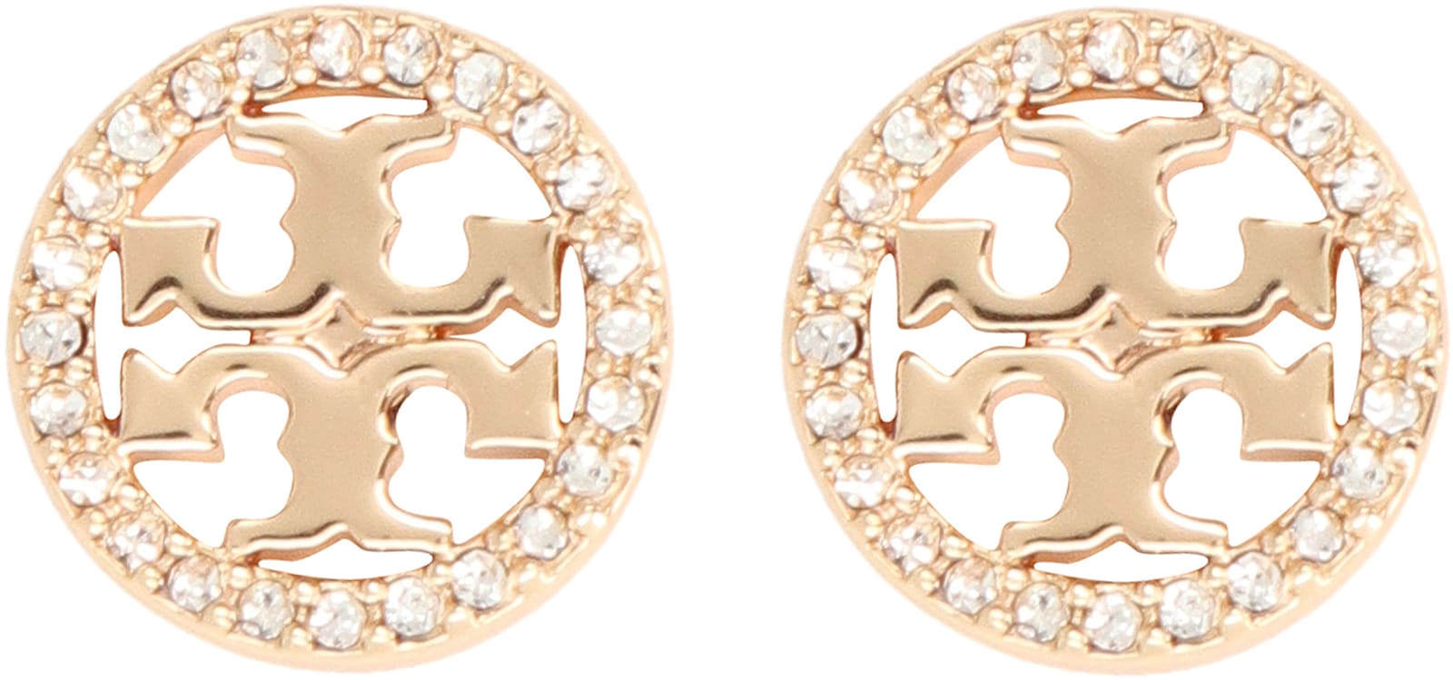 TORY BURCH MILLER LOGOED EARRINGS 