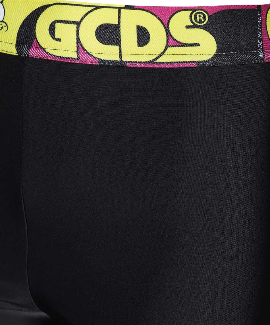 Gcds Knee-high Legging Shorts In Black