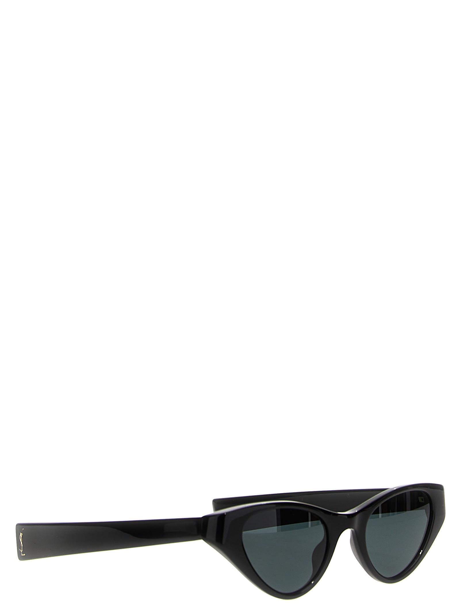 Shop Saint Laurent Sl M144 Sunglasses In Black