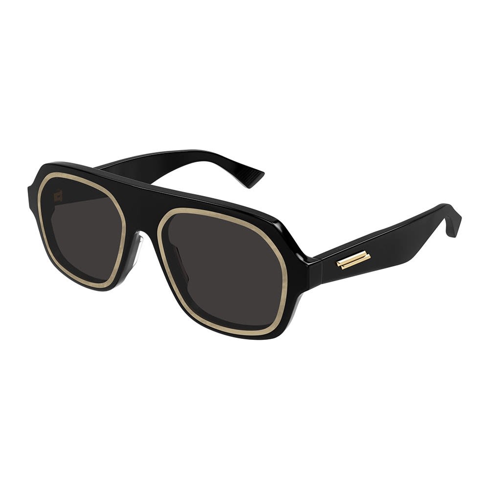 Bottega Veneta Sunglasses In Nero/nero