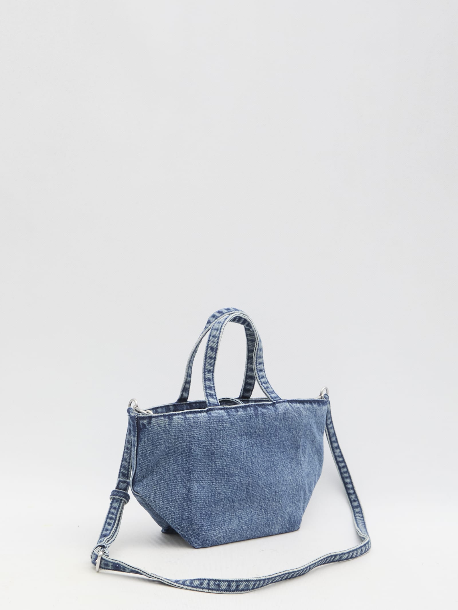 Alexander Wang Punch Small Shopping Bag In Denim