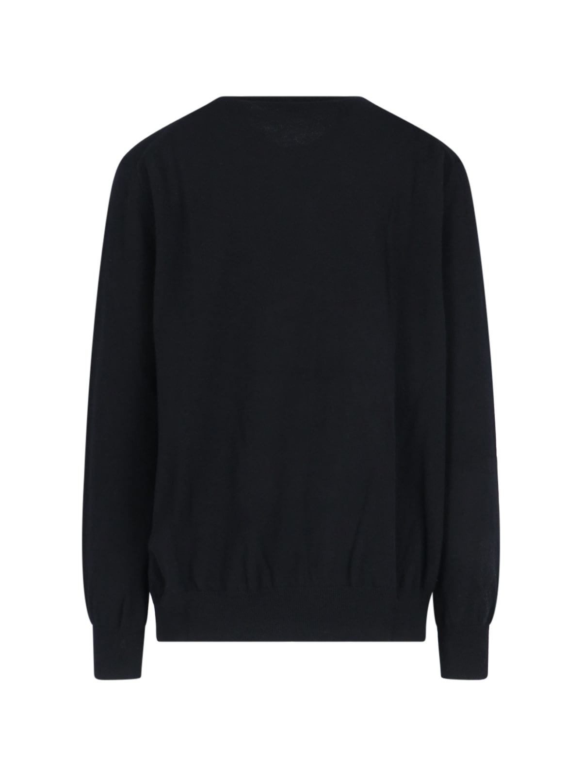 Shop Comme Des Garçons Shirt Basic Sweater In Black