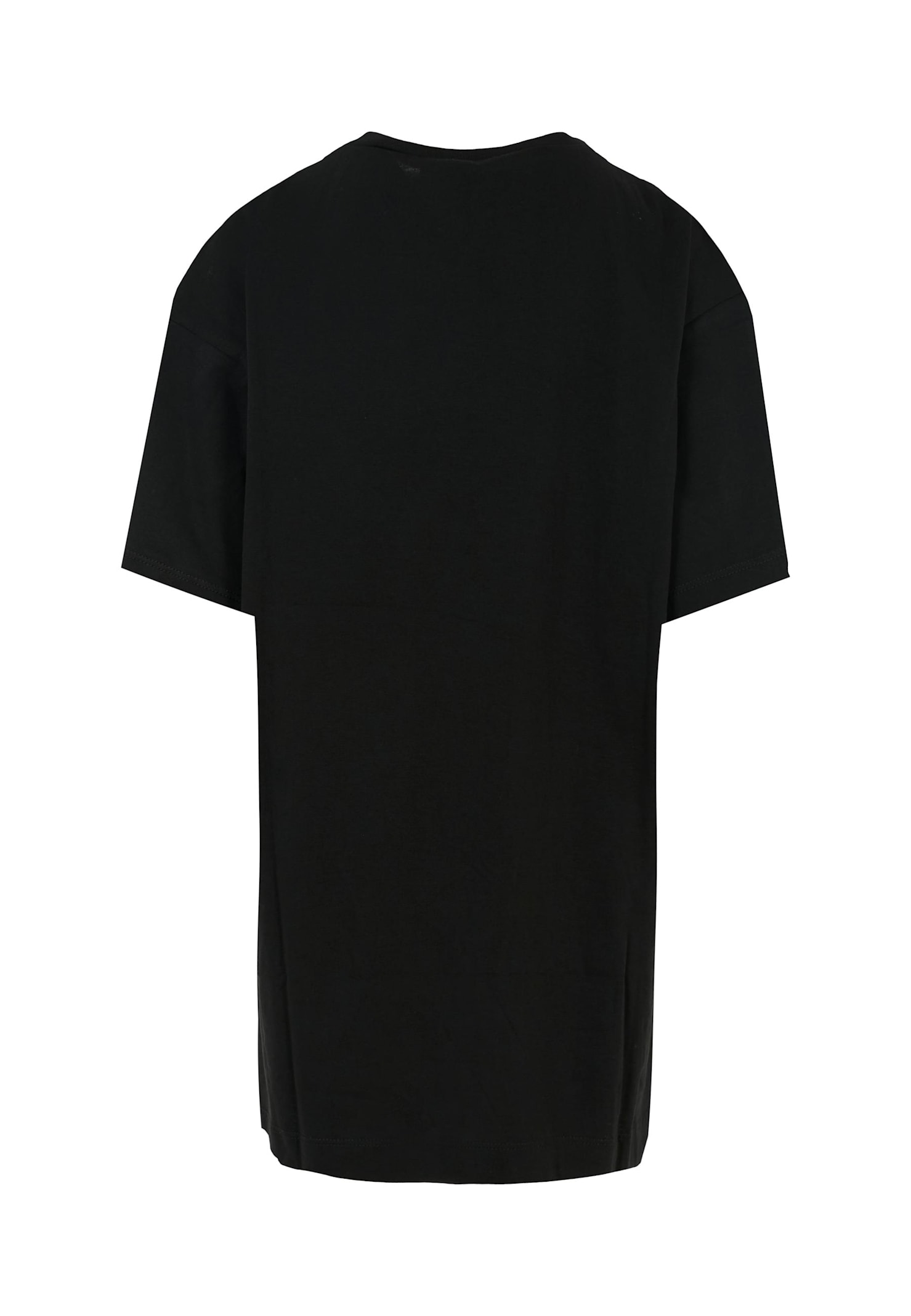 N°21 Black Dress For Girl With Logo In Black