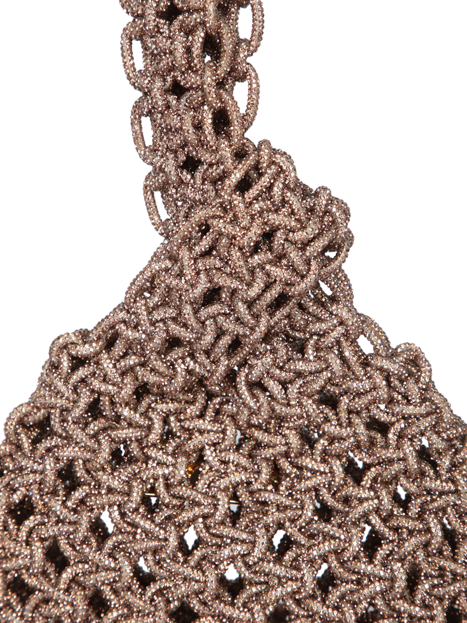 HIBOURAMA NIKY ORO METALLIC KNIT BAG 