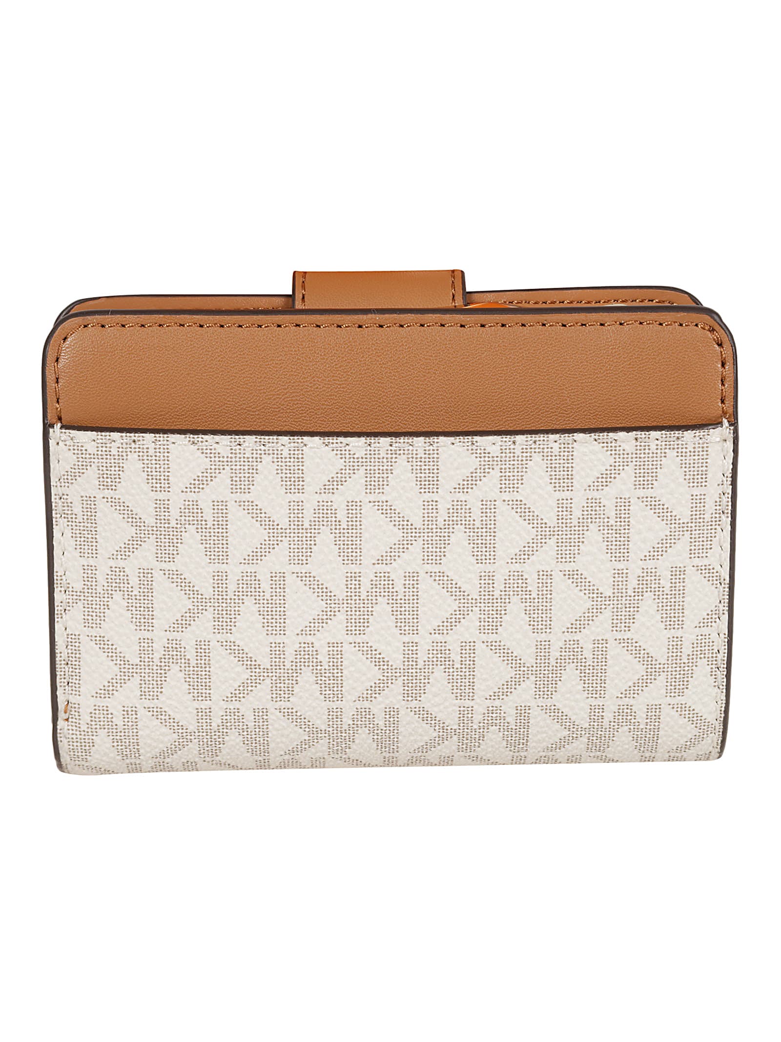 MICHAEL KORS LOGO BUTTONED CARD CASE