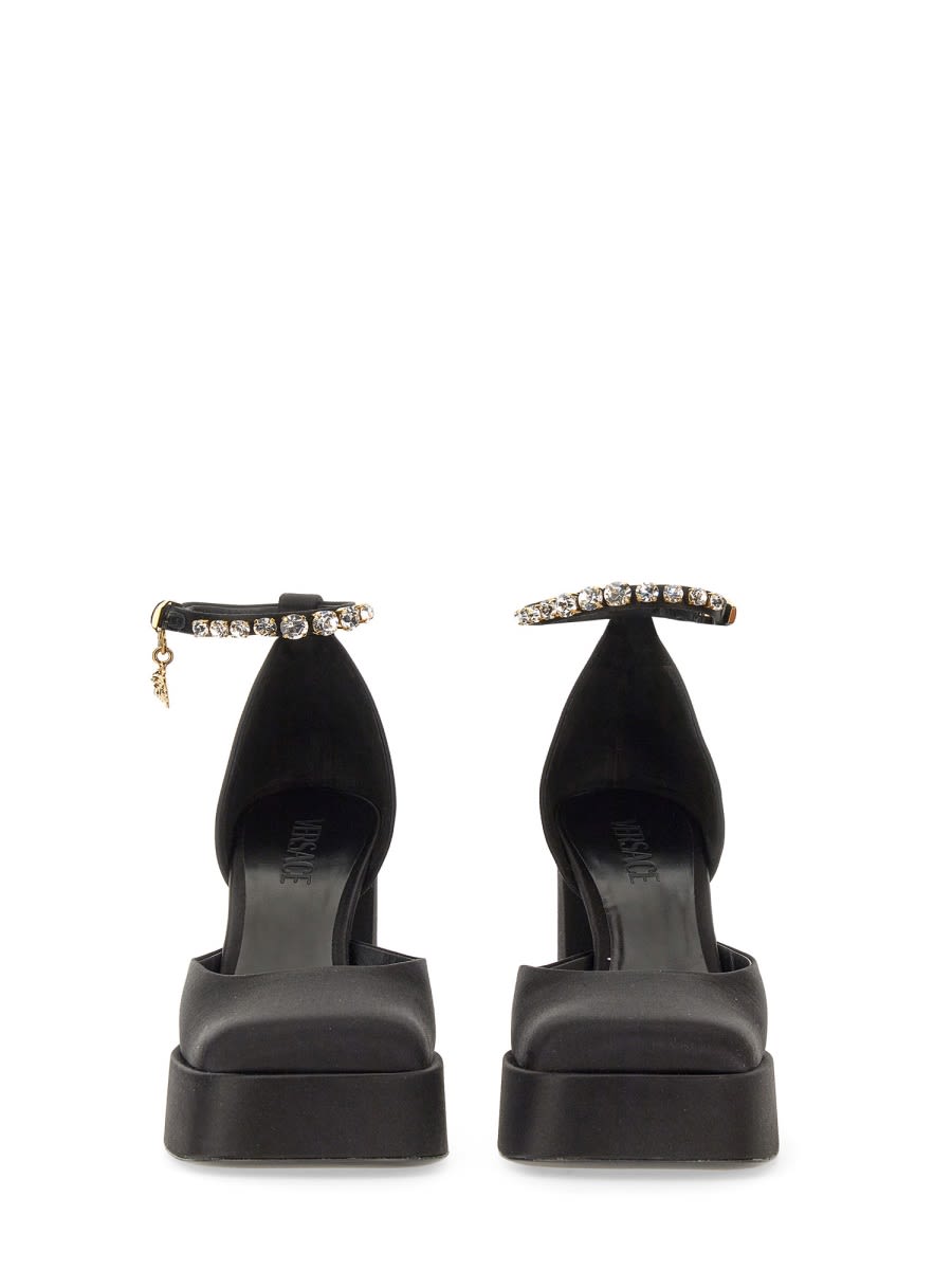 Shop Versace Dã Colletã With Plateau Medusa Aevitas In Black