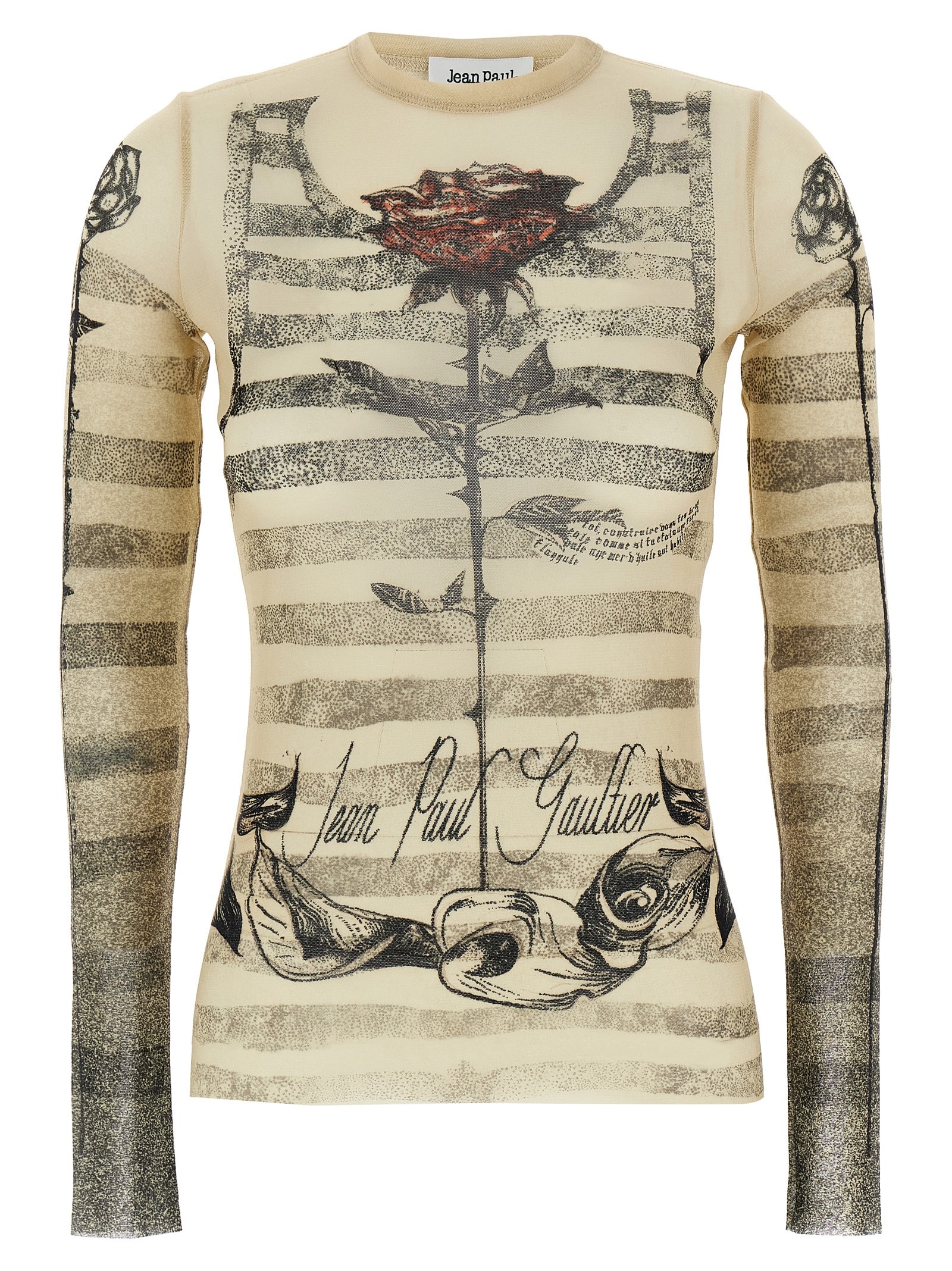 Shop Jean Paul Gaultier Tulle Top