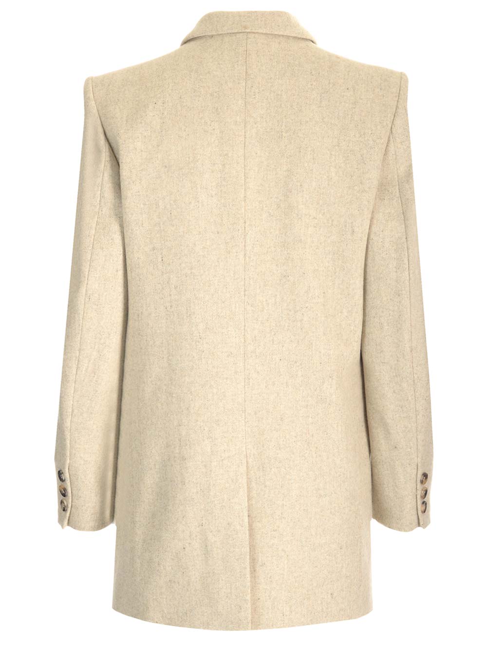 Shop Isabel Marant Floyd Coat In Beige