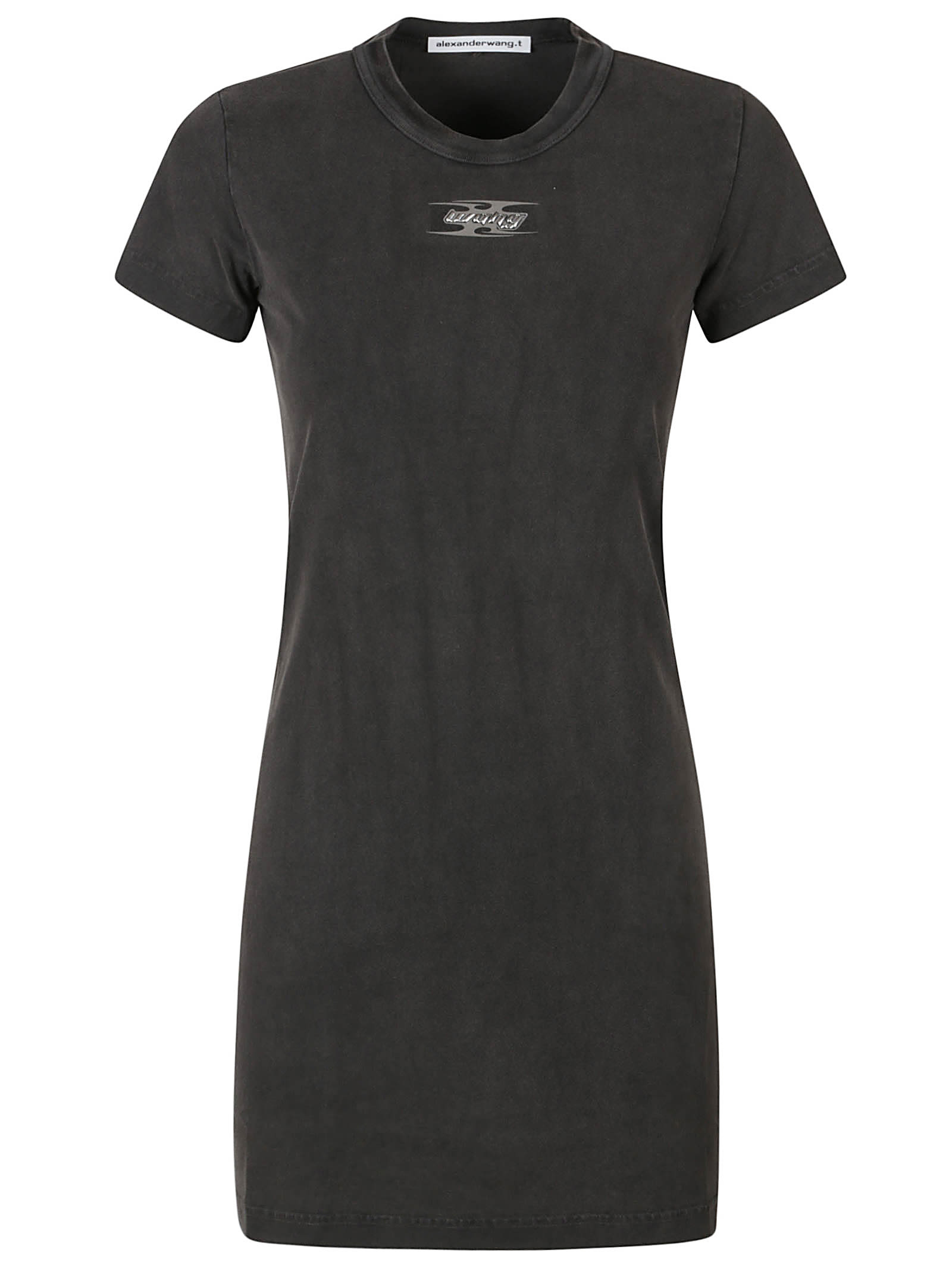 Alexander Wang 'mini Dress With Embossed Logo