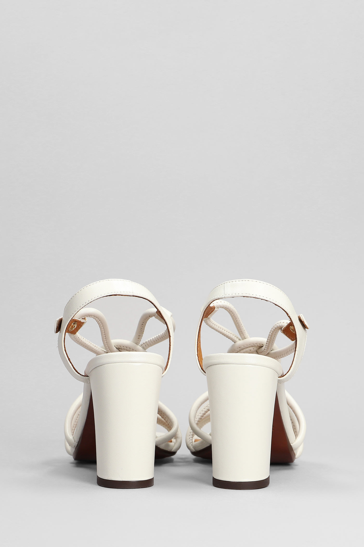 Shop Chie Mihara Bane Sandals In White Leather