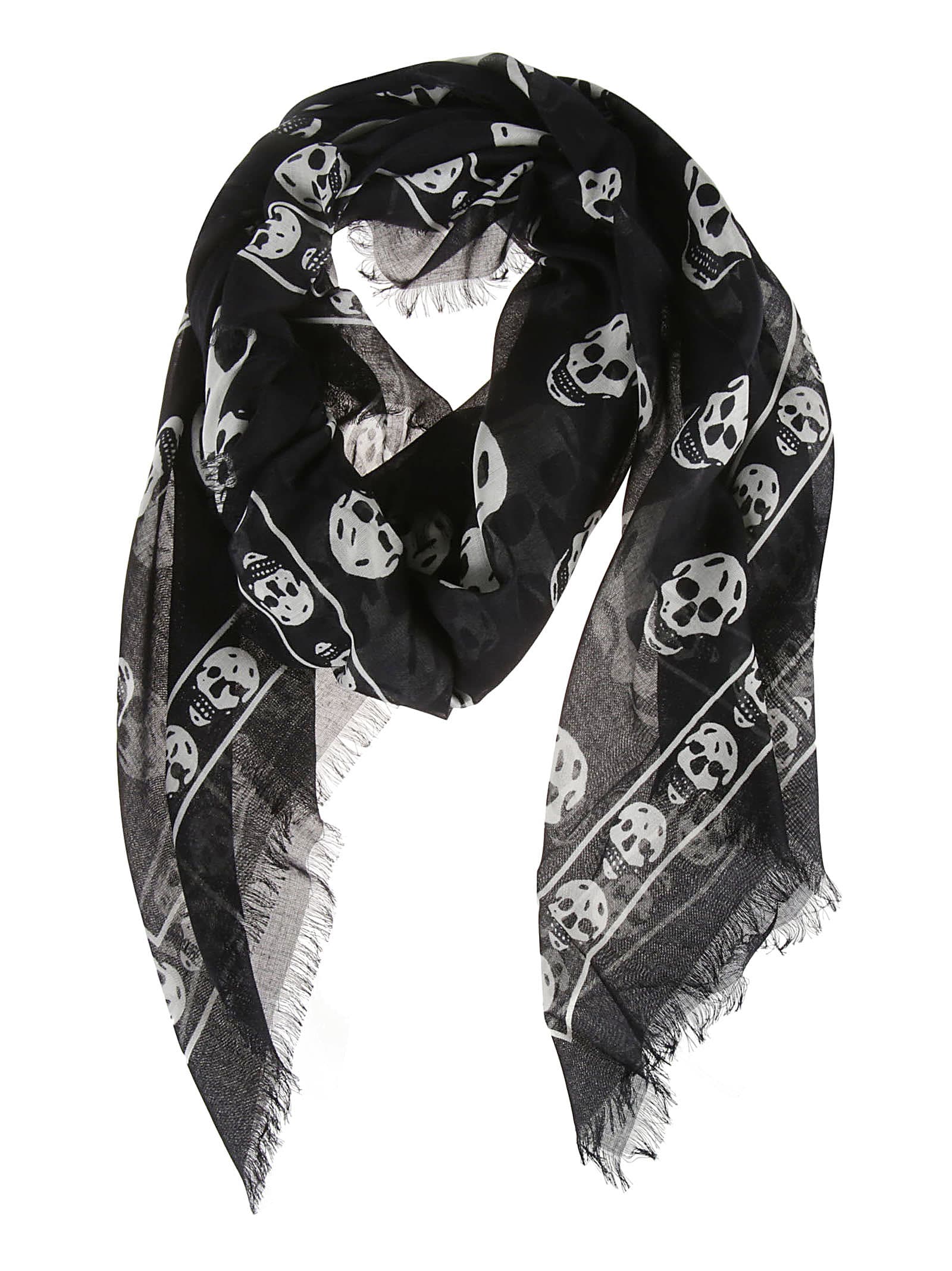 Alexander McQueen skull detail scarf