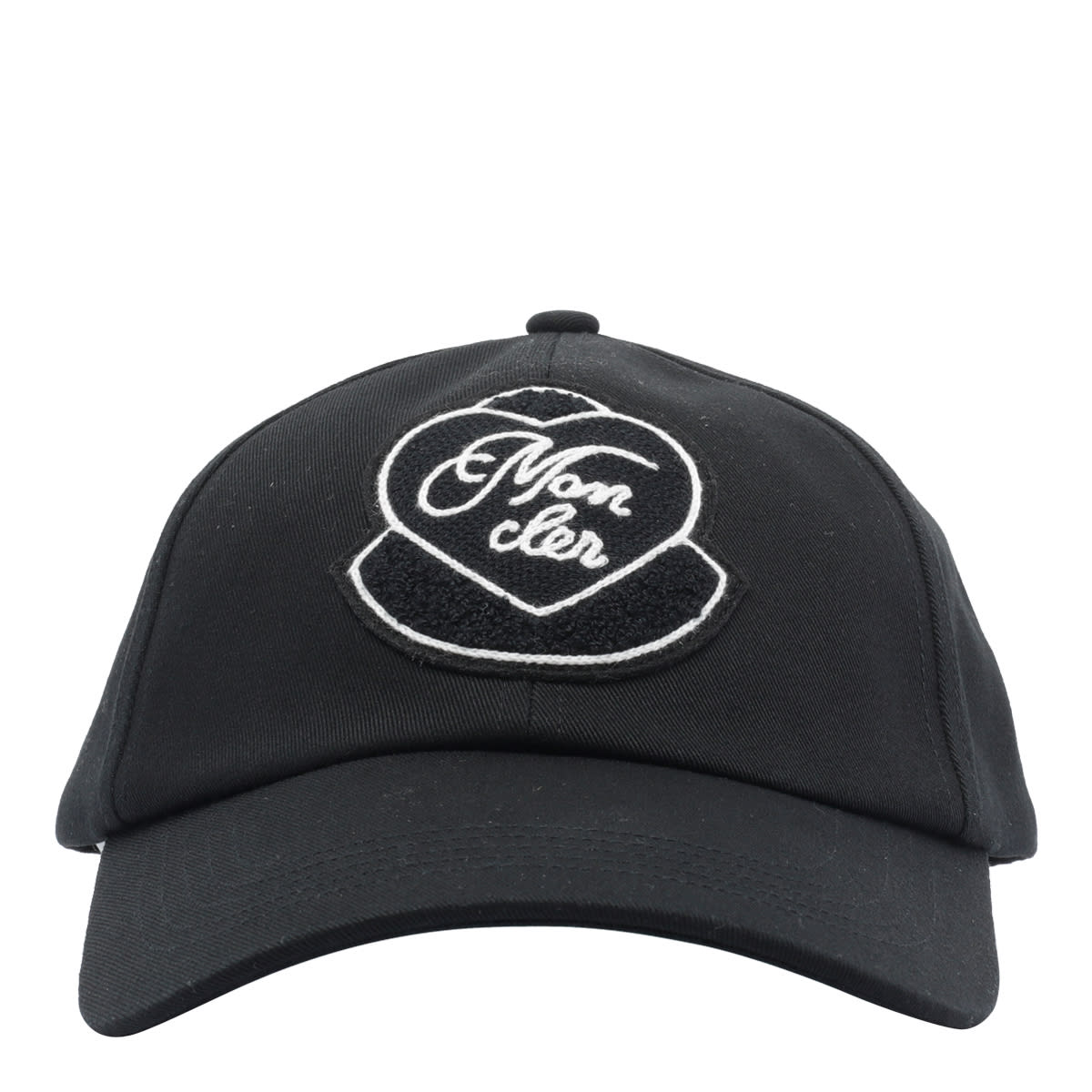 Moncler Women Logo Baseball Cap In Black