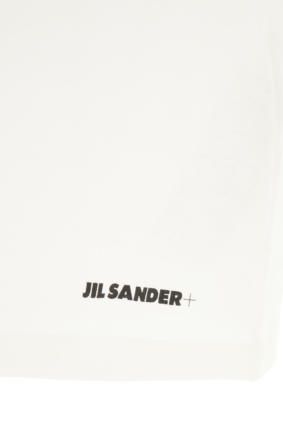 Shop Jil Sander Ivory Cotton T-shirt In 100