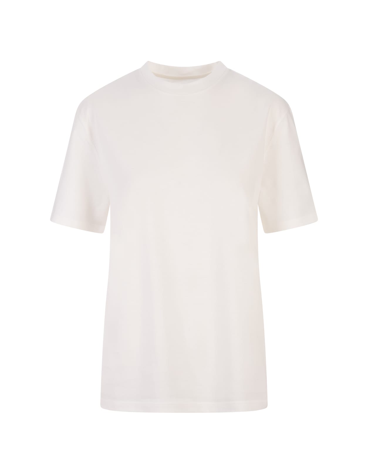 Shop Jil Sander White Over T-shirt With Logo
