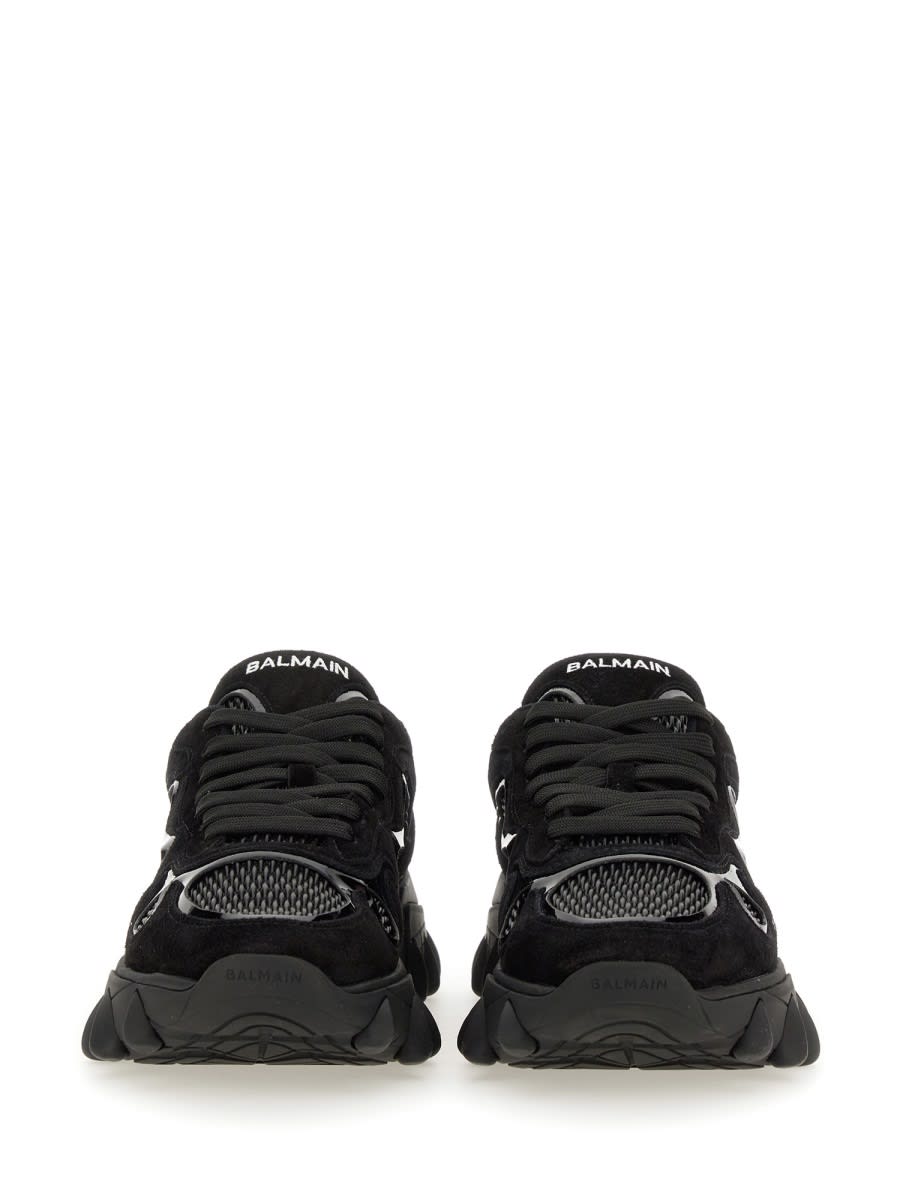 Shop Balmain B-east Sneaker In Black