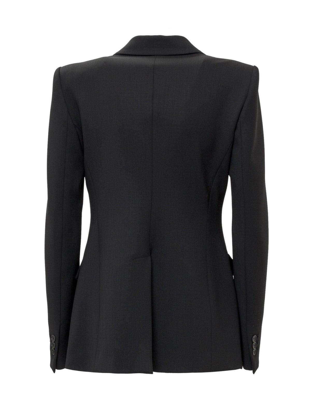 Shop P.a.r.o.s.h Liliuxy Single-breasted Blazer In Black