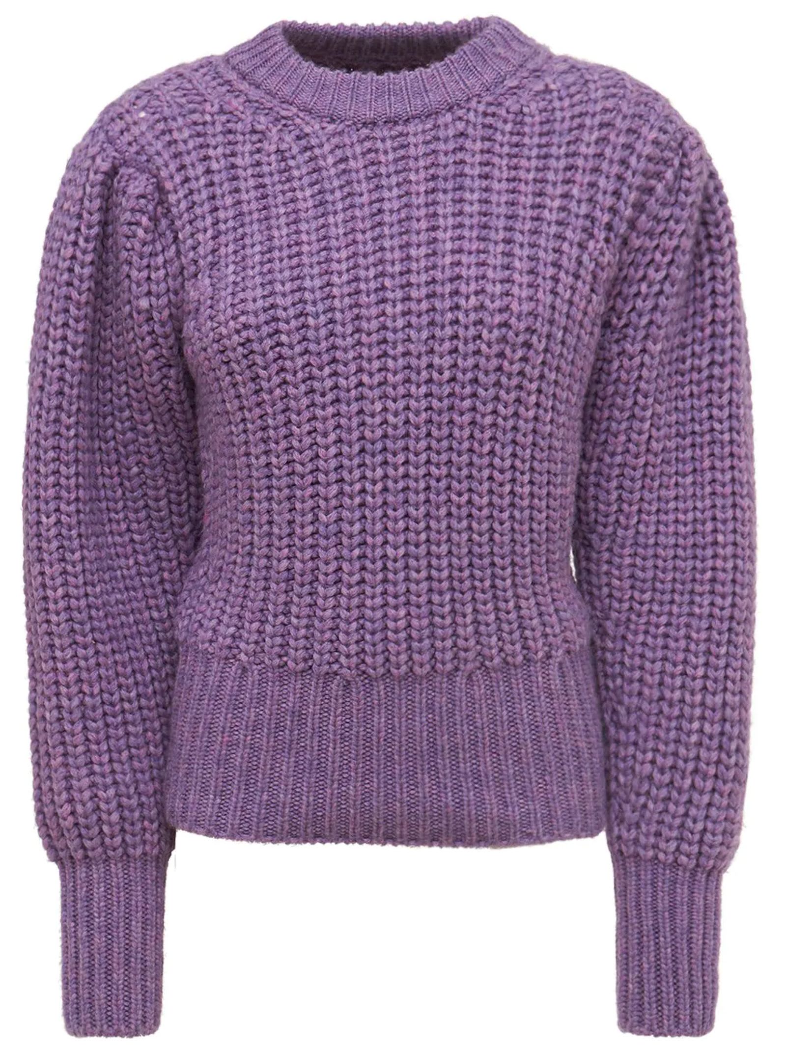 Isabel Marant Purple Wool Blend Pacey Jumper