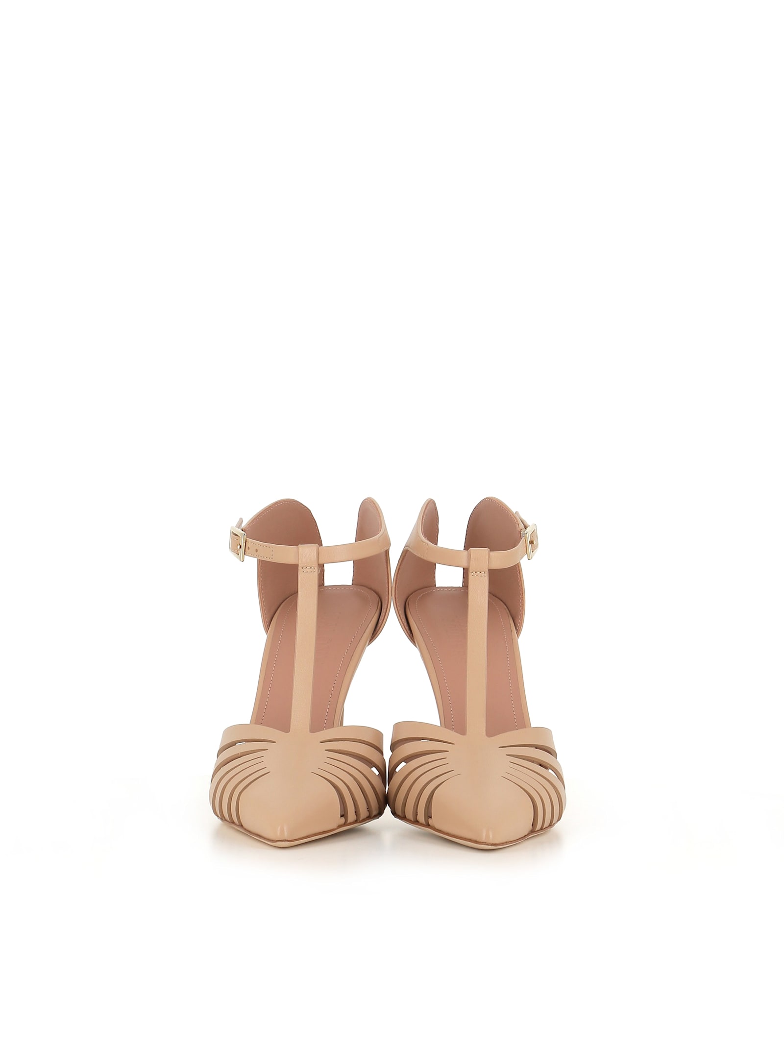 Malone Souliers Women Jennifer 90 Sandals In Nude