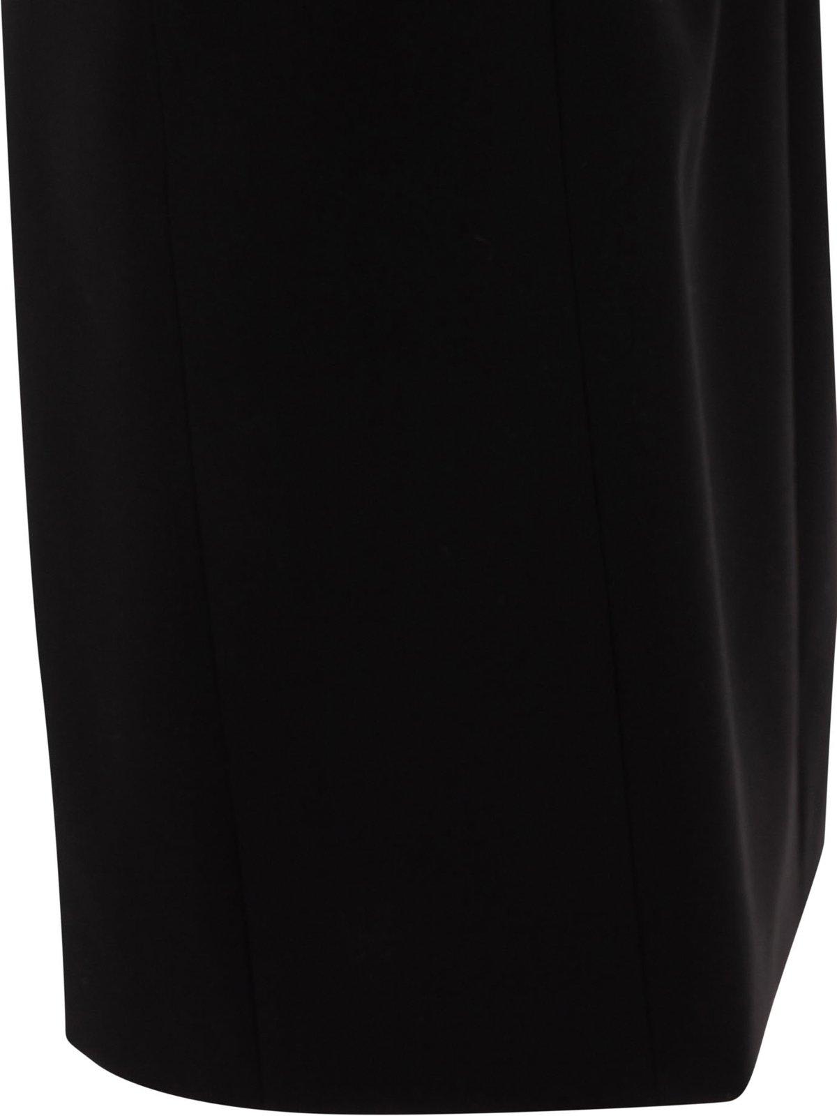 Alexander Mcqueen Crewneck Sleeveless Mini Dress In Black