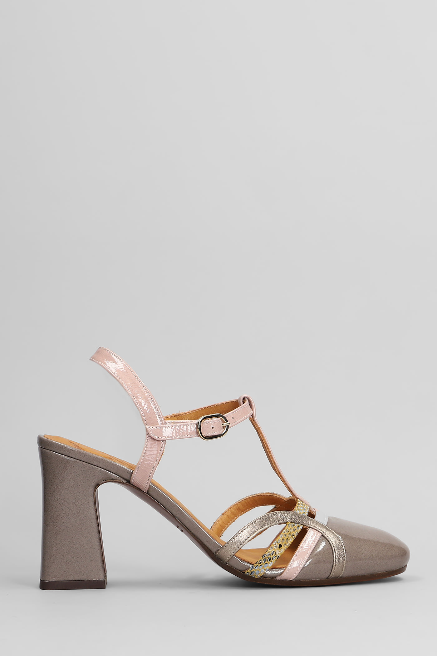 Mendy 46 Pumps In Taupe Leather