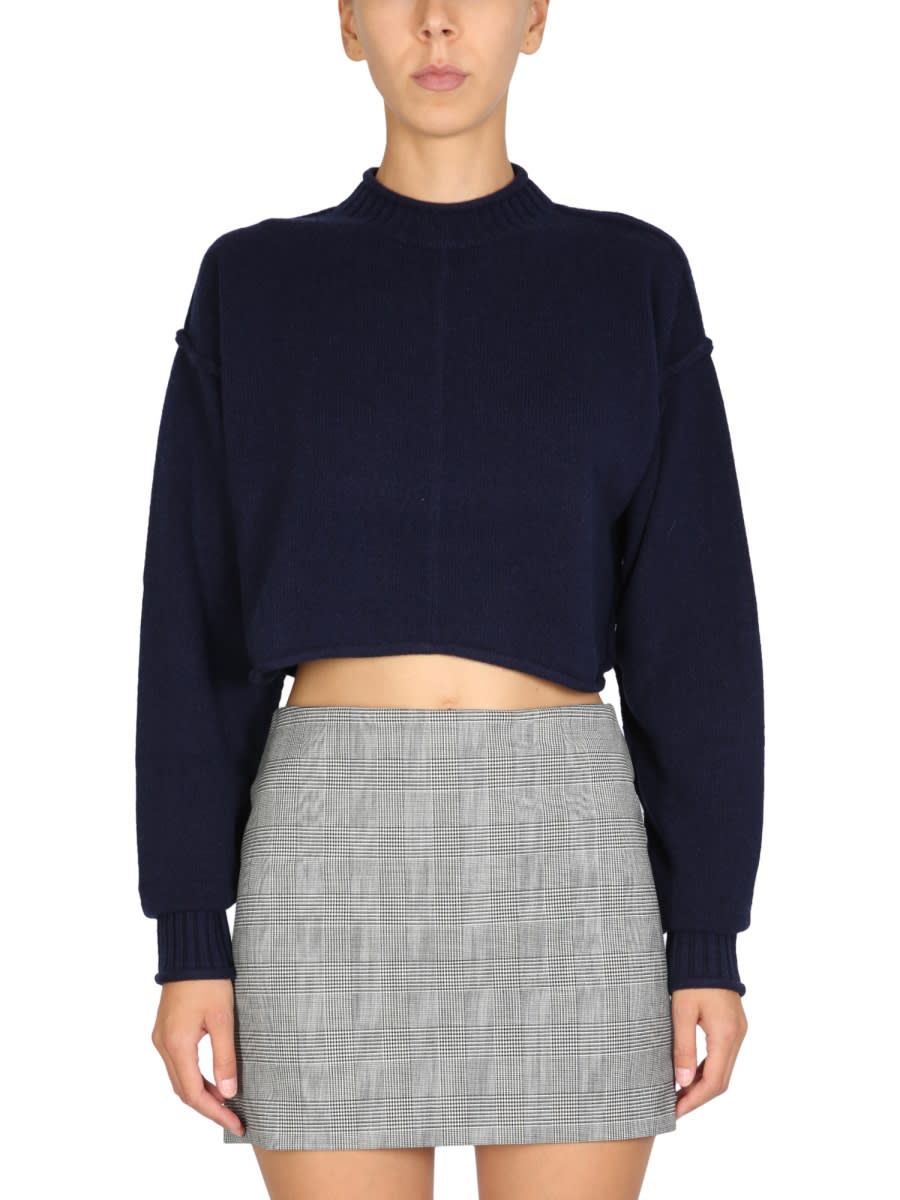 Wool And Cashmere Crew Neck Sweater