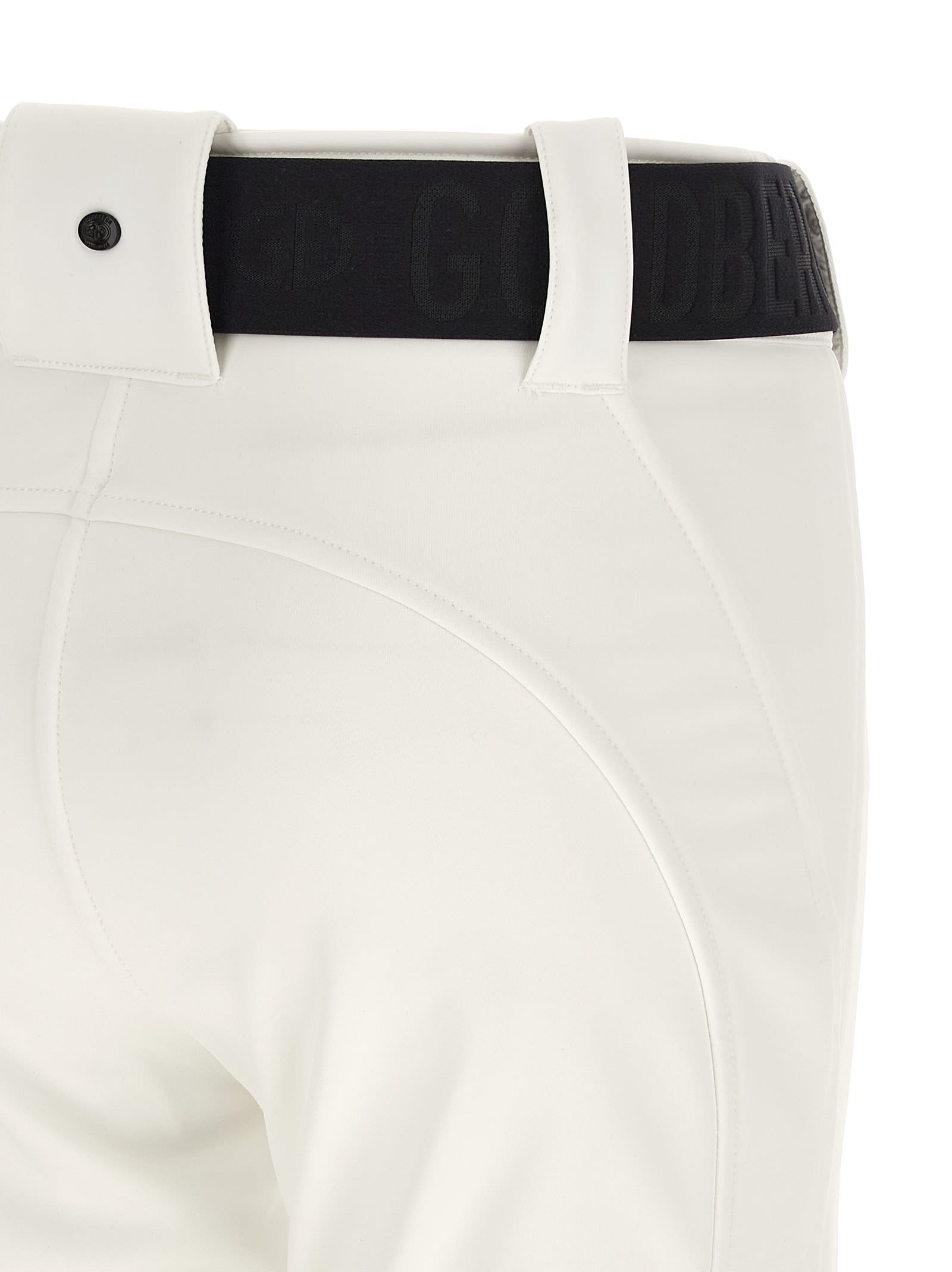 Goldbergh Pippa Trousers With Zip And Belt Loops In Multi