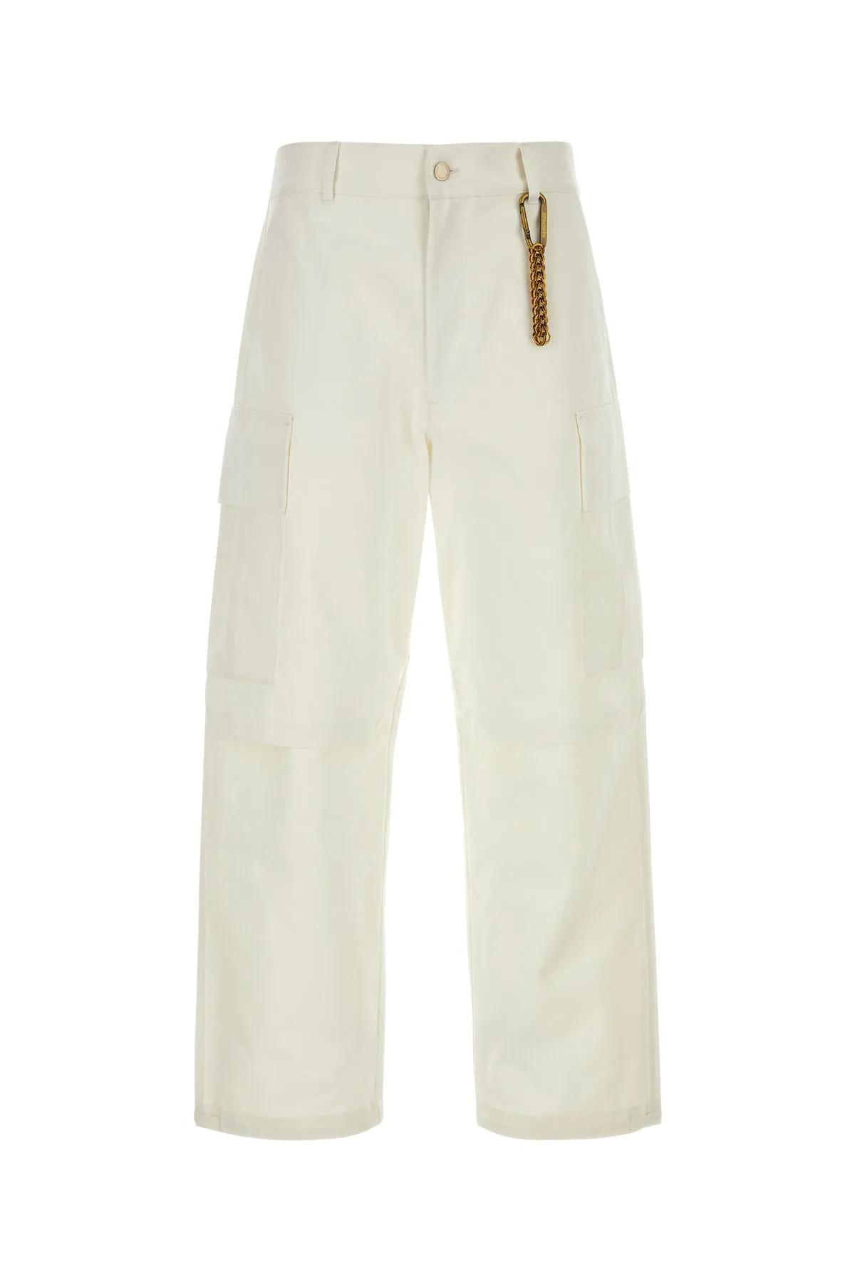 White Denim Cargo Pant