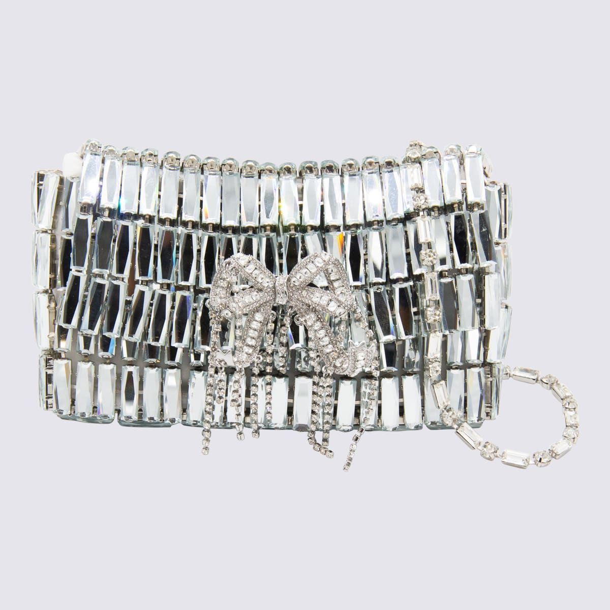 Silver Glass Bag