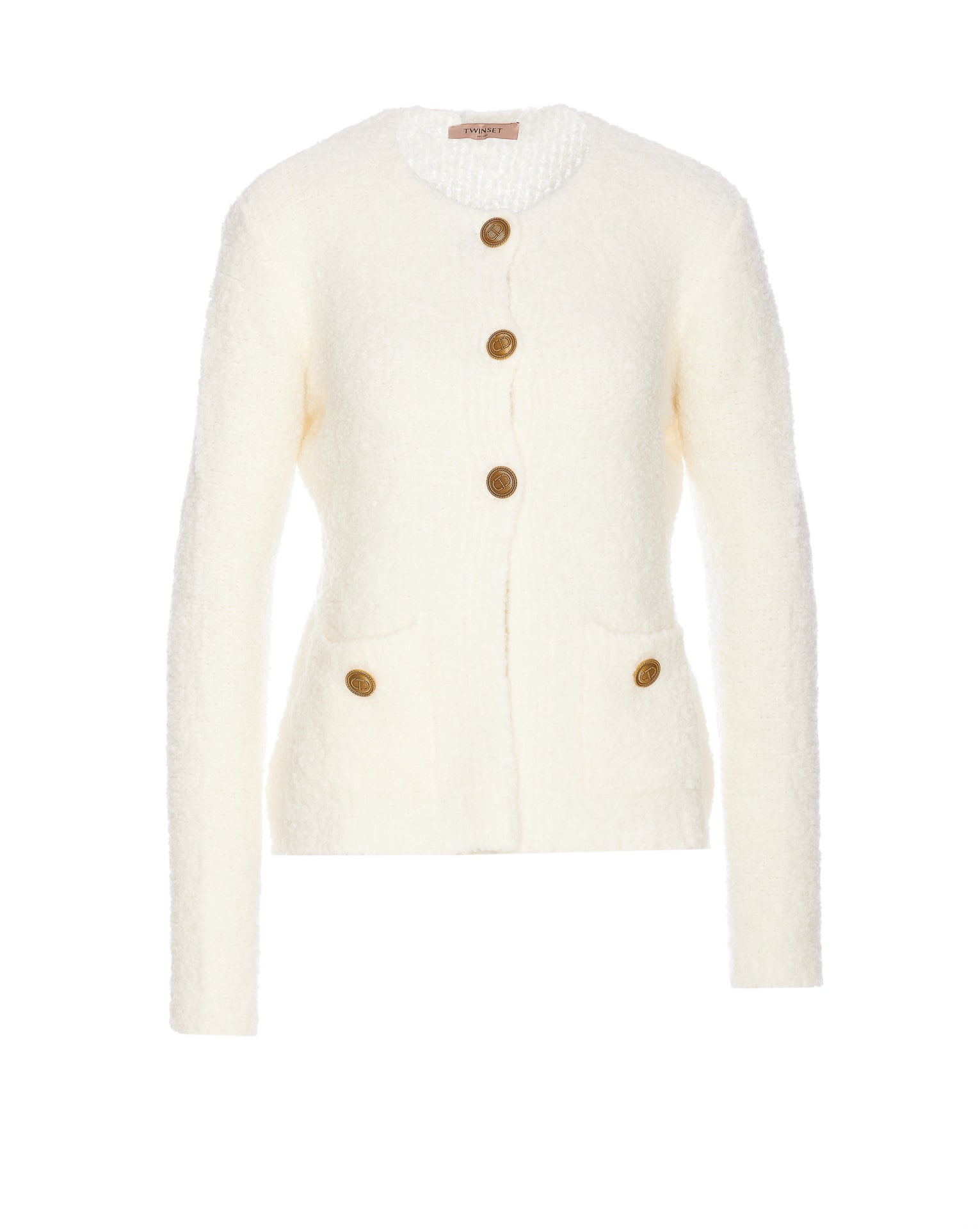 Shop Twinset Jacket In White