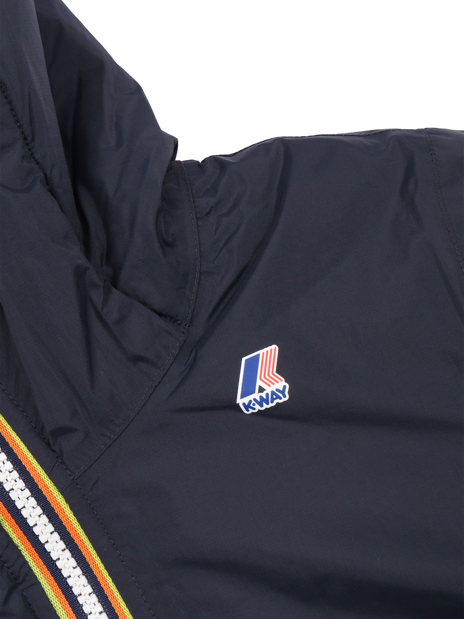 K-way P. Jake Plus.2 Double Down Jacket In Blue