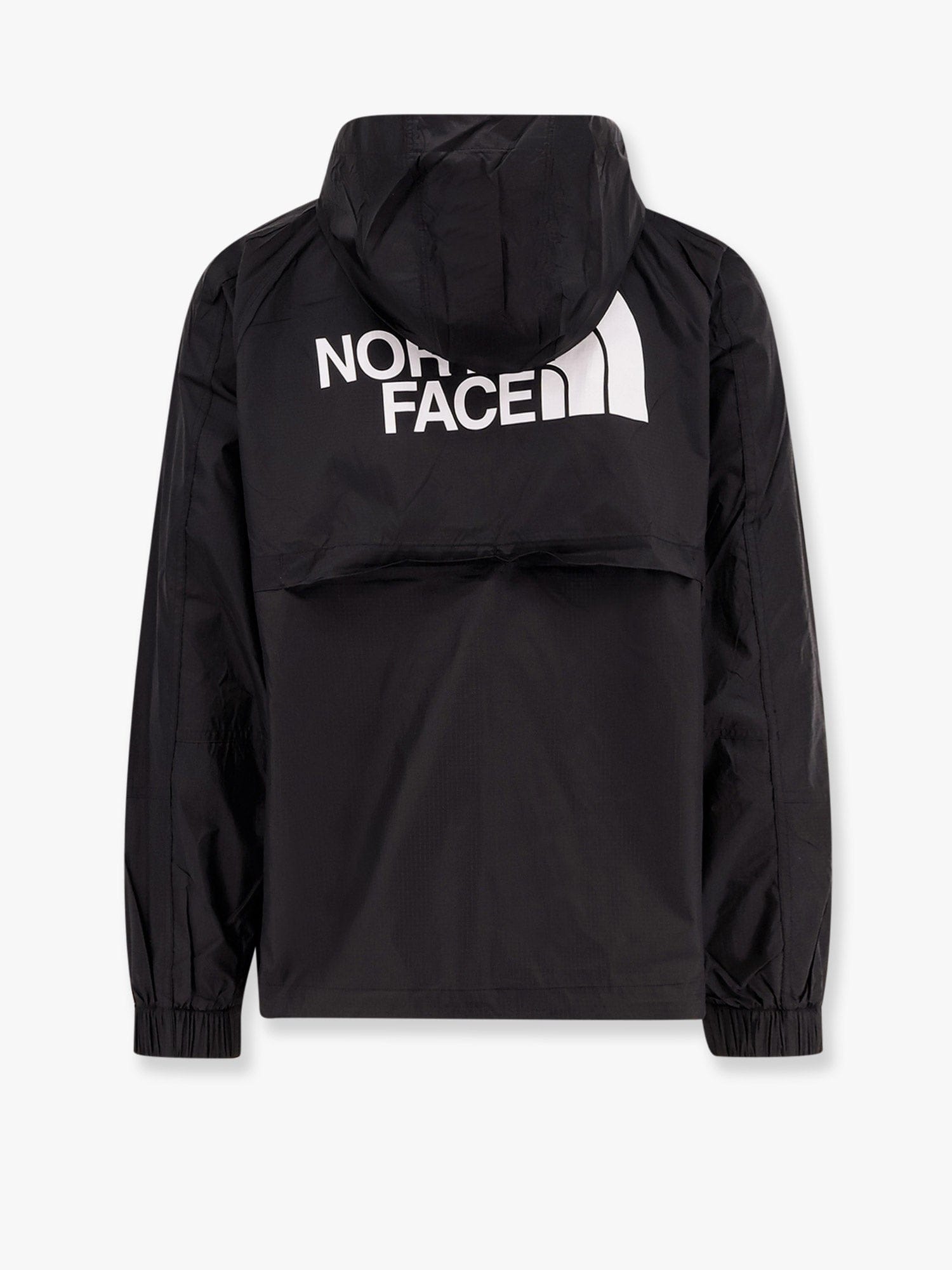 The North Face Dryvent Mono Black Jacket With Logo Printed On The Front In Tech Fabric Man In Black