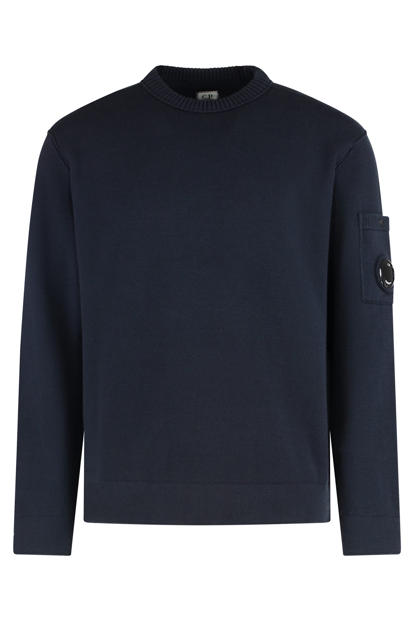 C.p. Company Cotton-blend Sweater In Blue