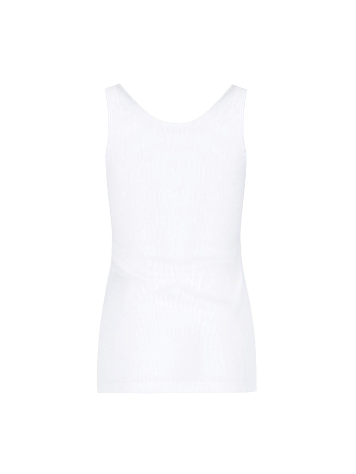 Gucci Interlocking G-print Cotton Top In White Brown Mc