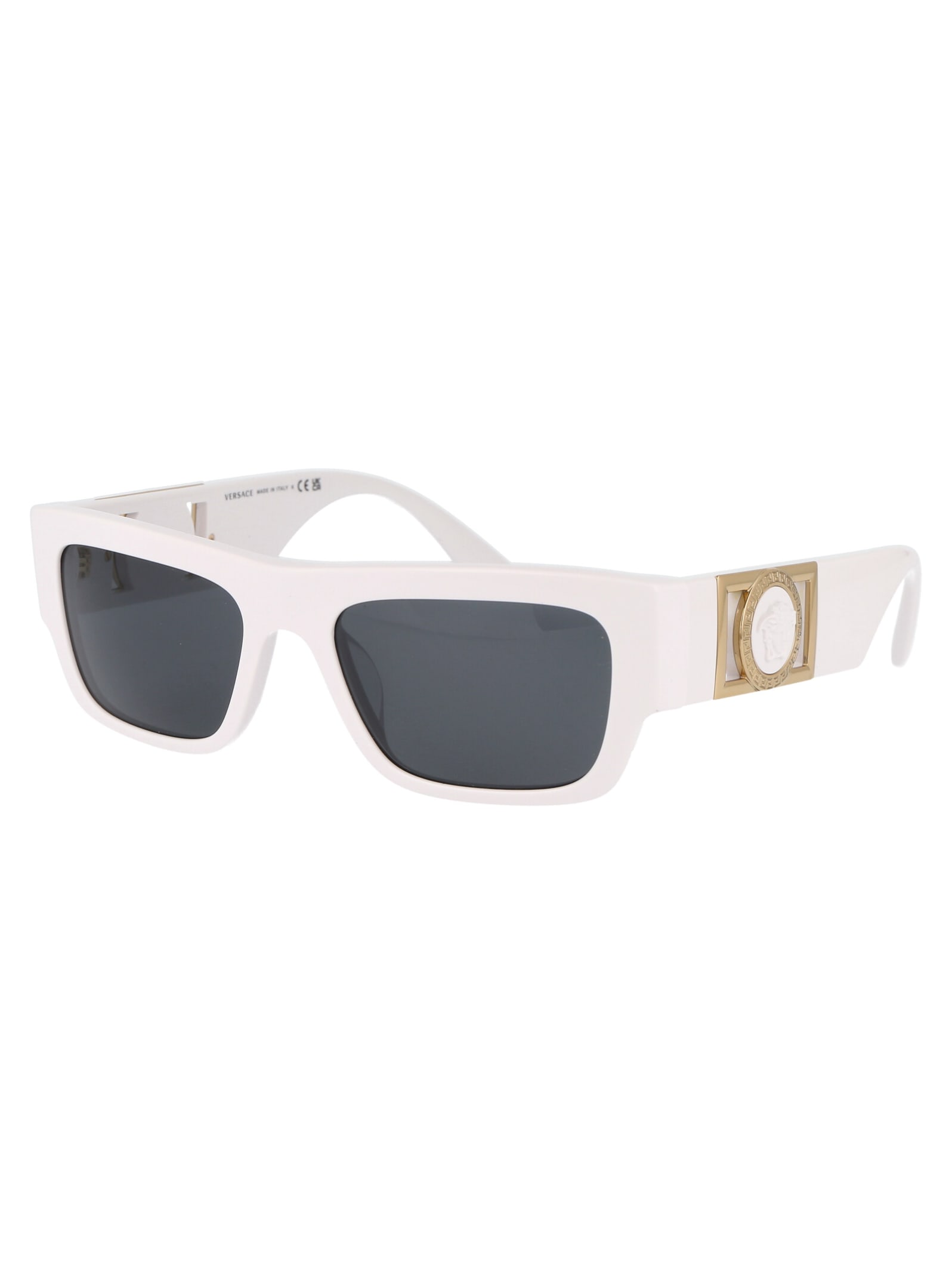 Shop Versace 0ve4416u Sunglasses In 314/87 White
