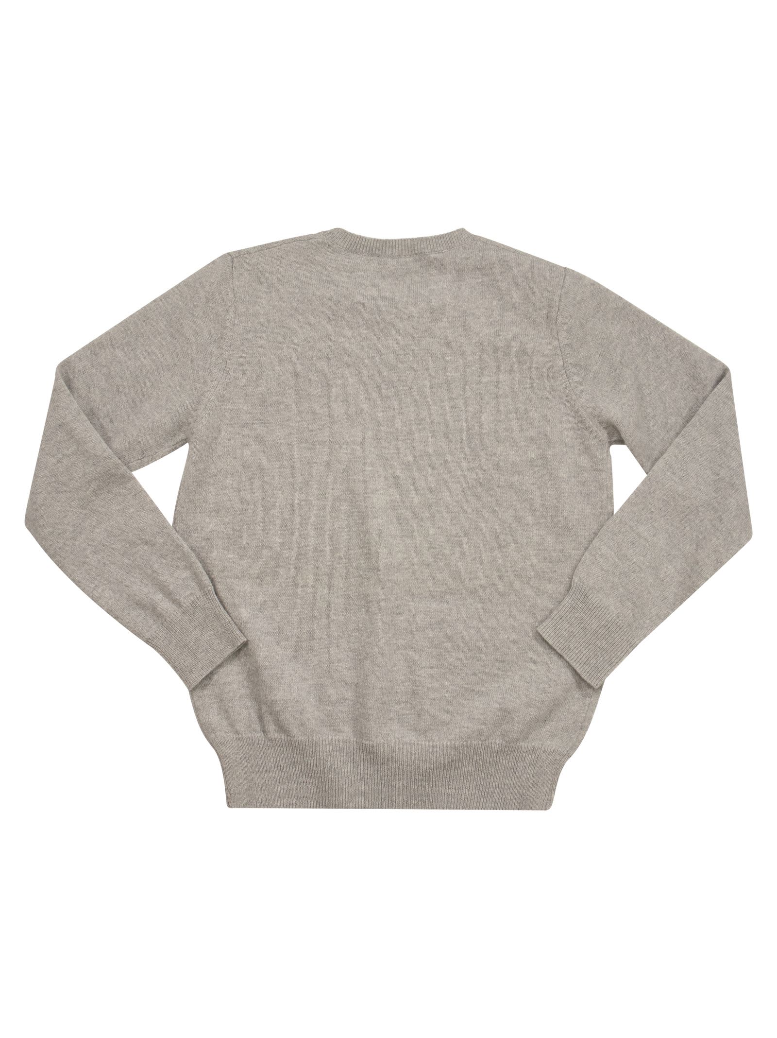 Shop Il Gufo Crew Neck Sweater In Wool In Grey