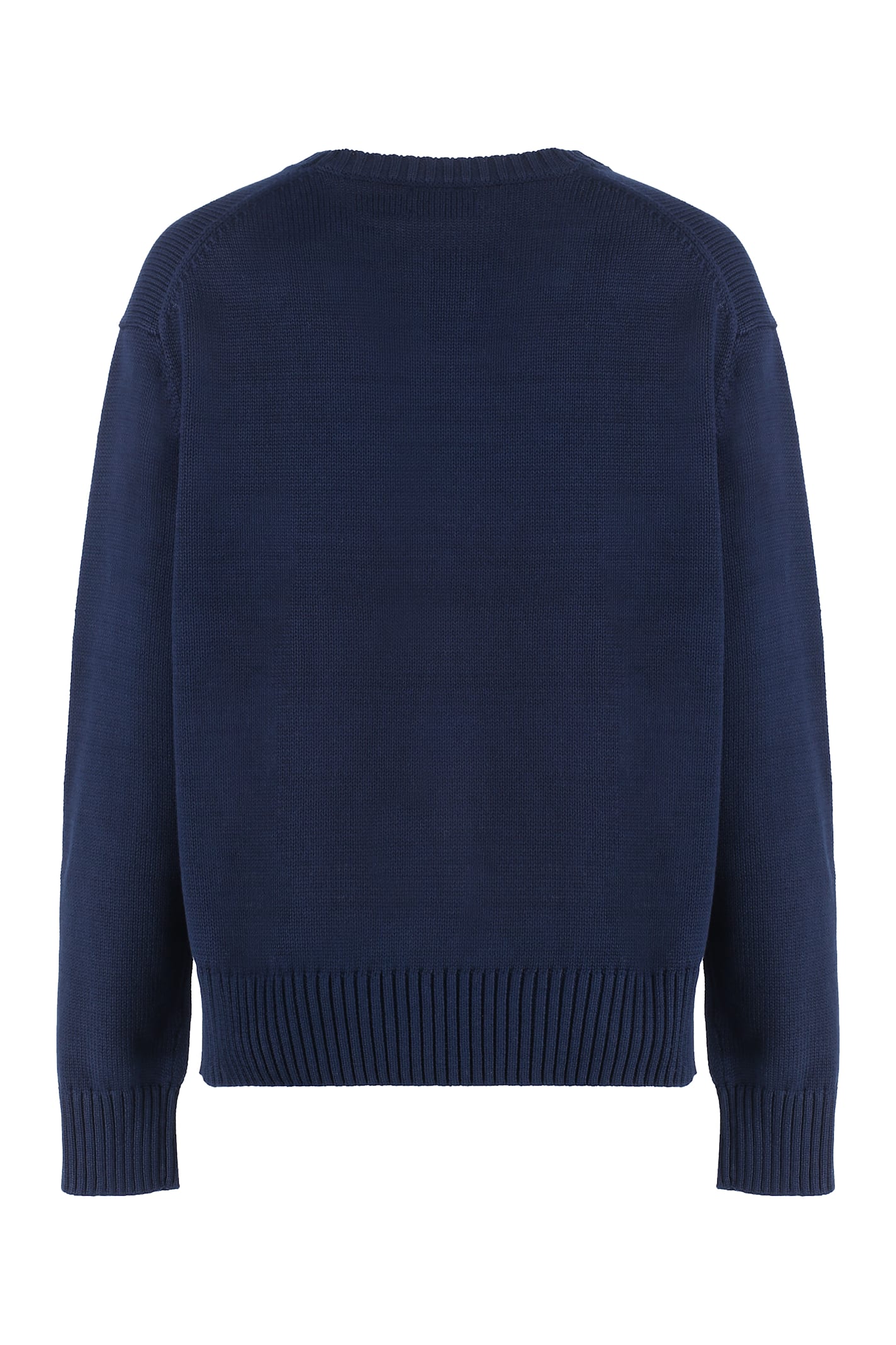 Polo Ralph Lauren Cotton Crew-neck Sweater In Blue