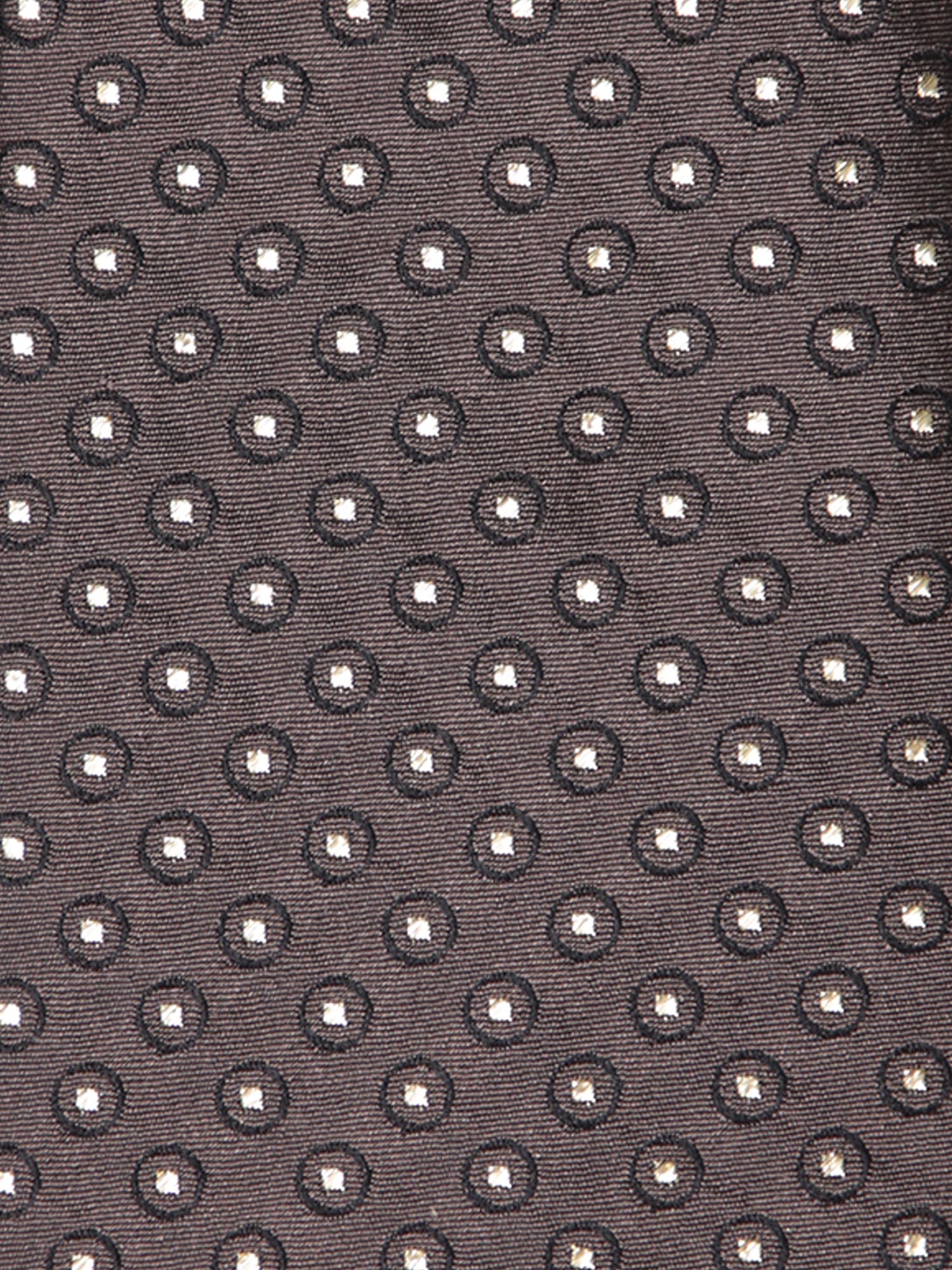 Shop Giorgio Armani Hazelnut Patterned Silk Tie In Brown