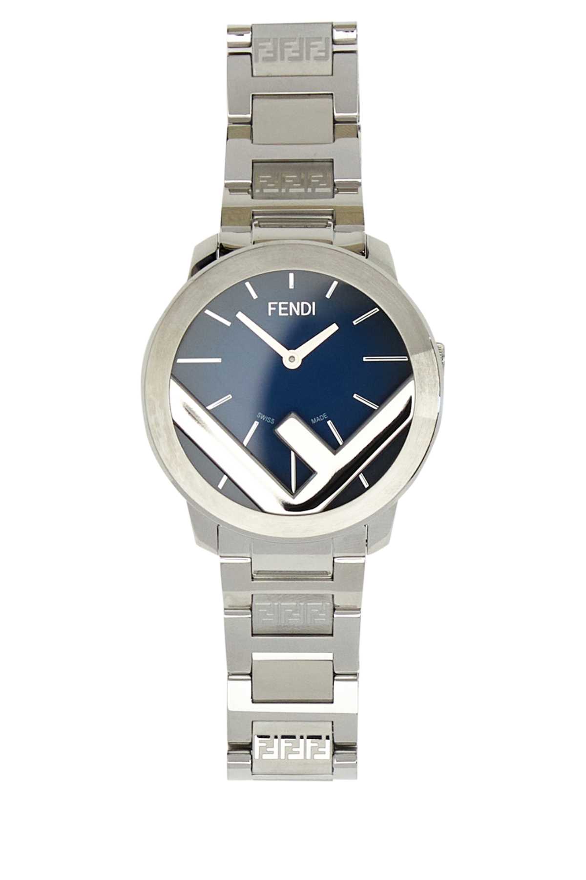 Silver Stainless Steel Fendi Is F Watch