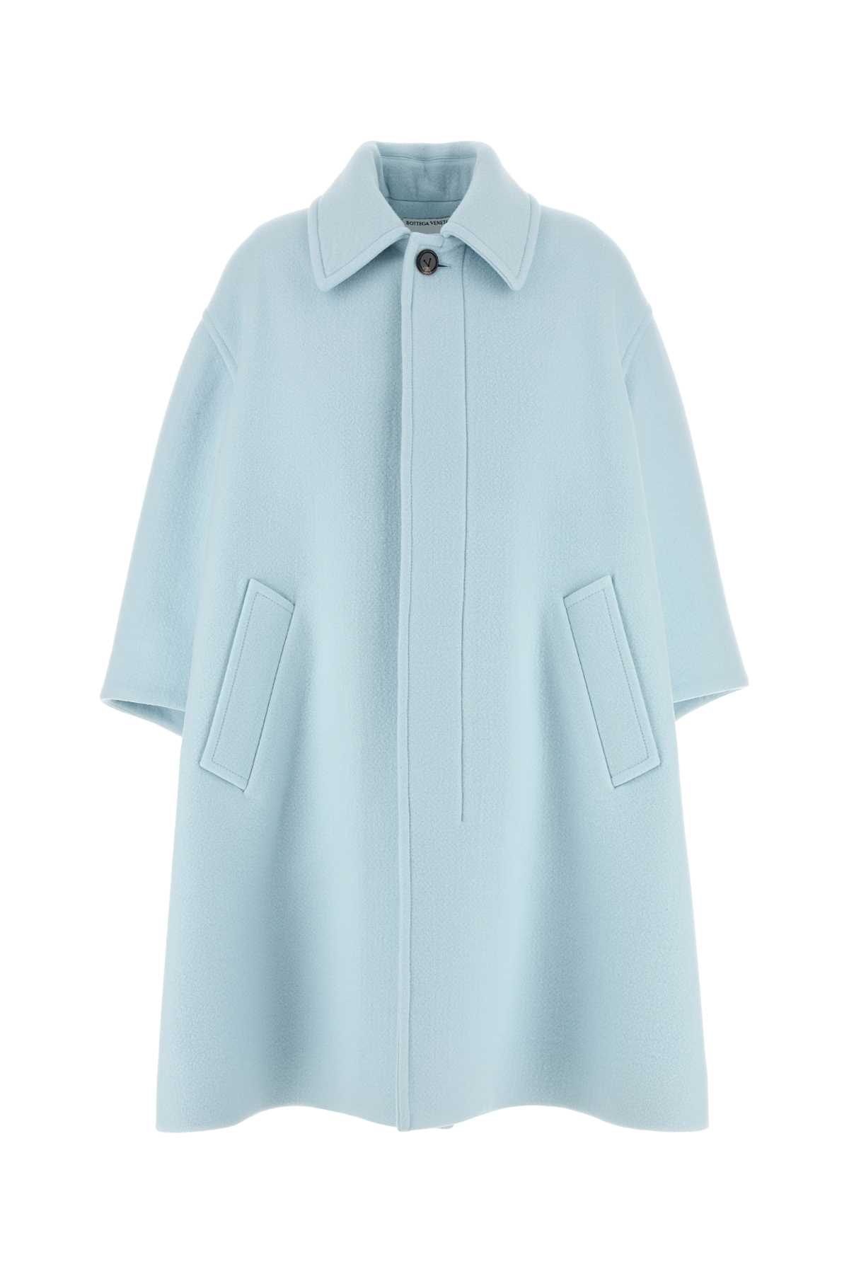 Light Blue Cashmere Coat
