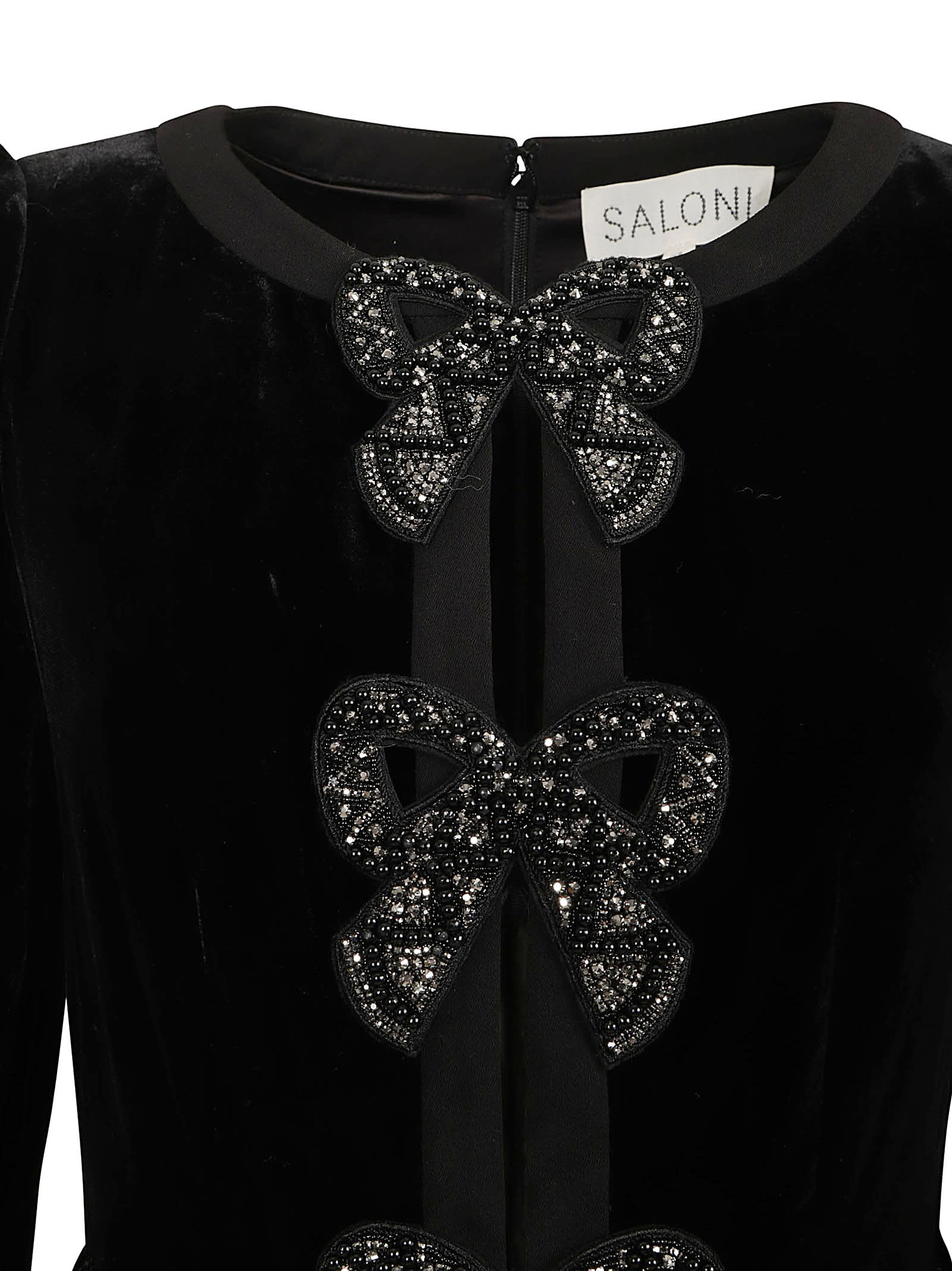 Shop Saloni Dresses Black