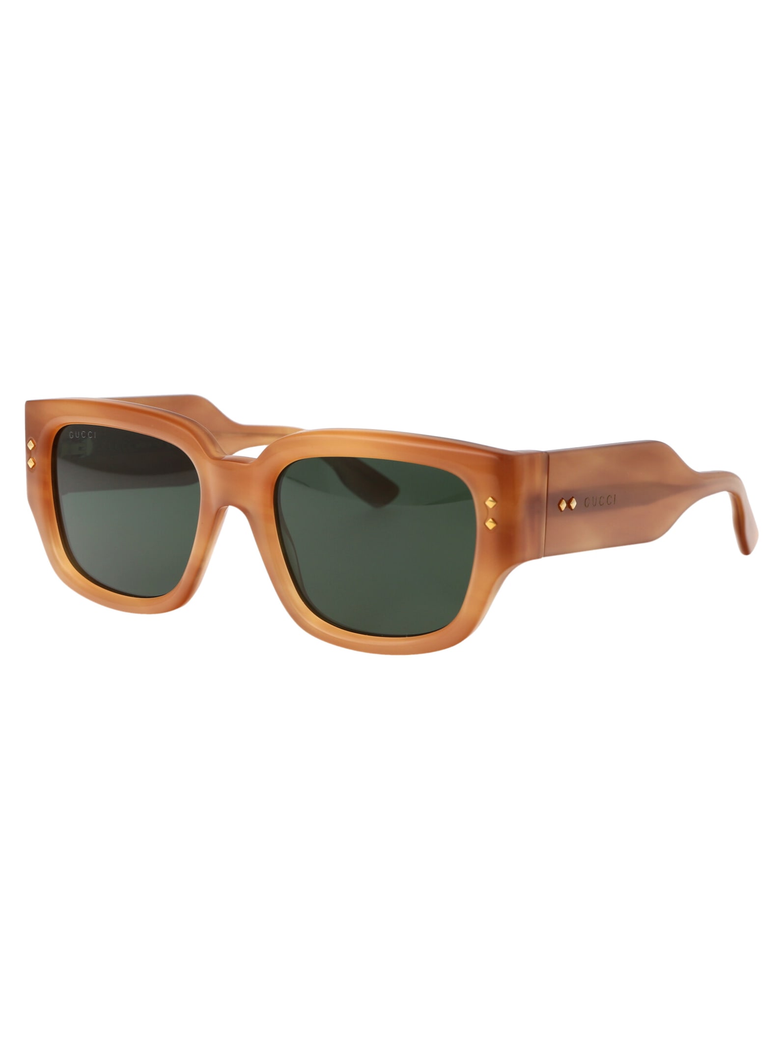 Shop Gucci Gg1261s Sunglasses In 004 Havana Havana Green