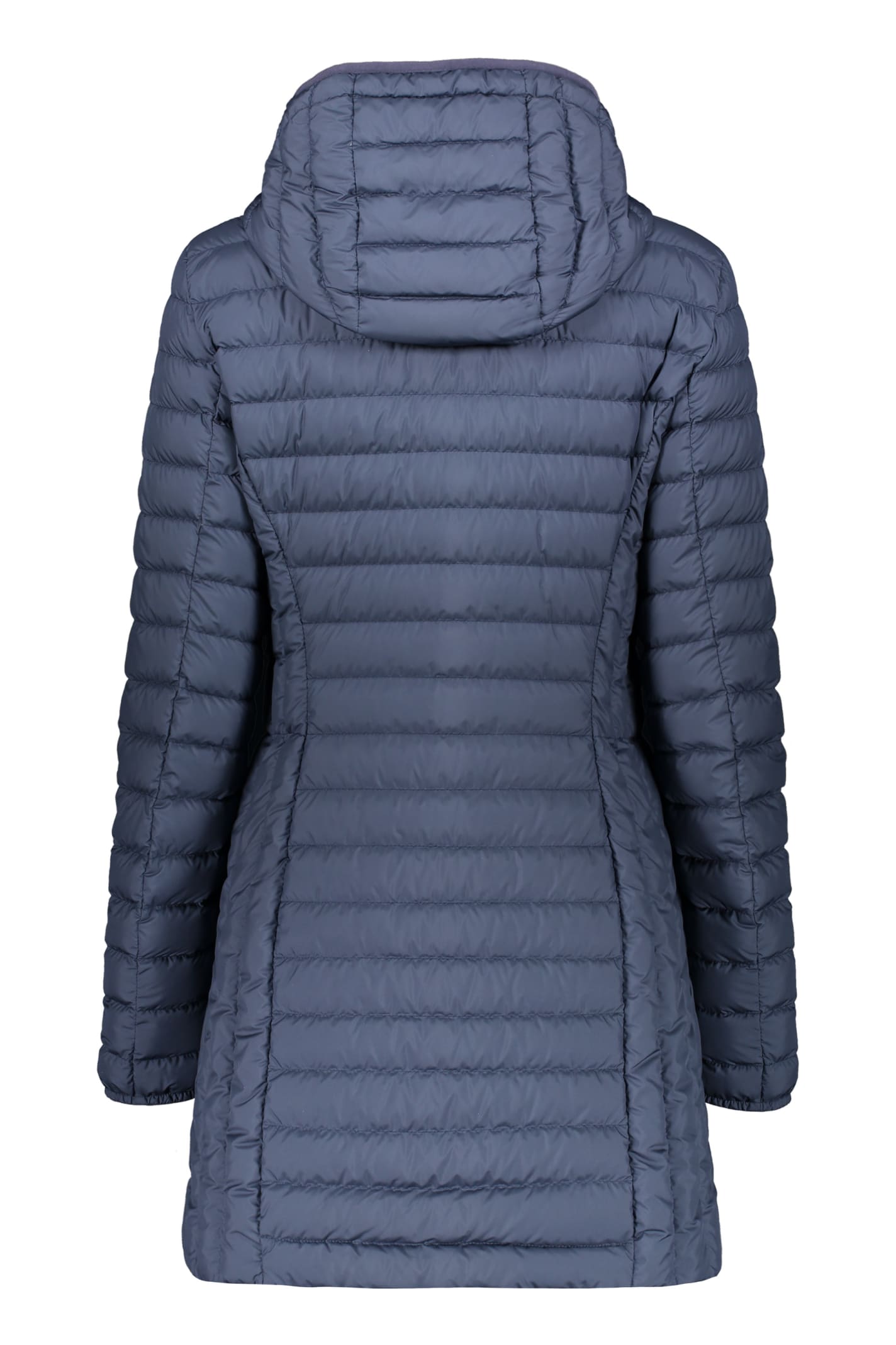 Shop Parajumpers Irene Hooded Down Jacket In Blue