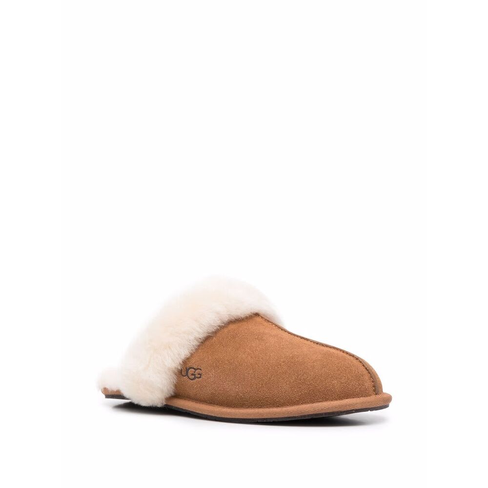 Ugg Camel Suede Scuffette Ii Slippers In Brown