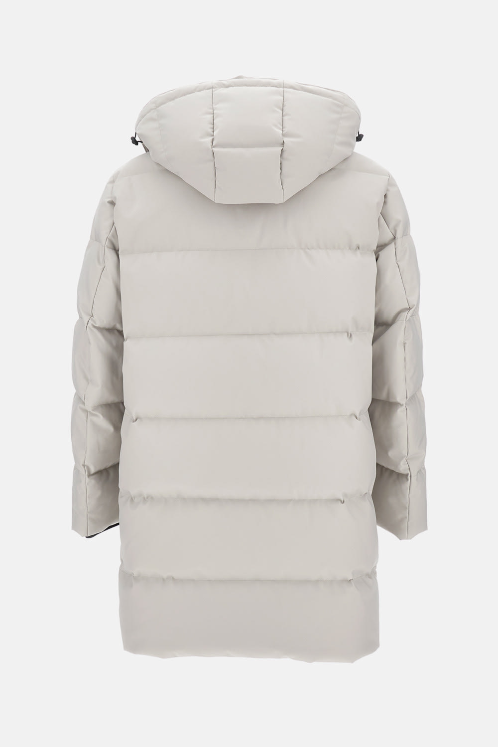 Fay Hooded Padded Coat In Gray