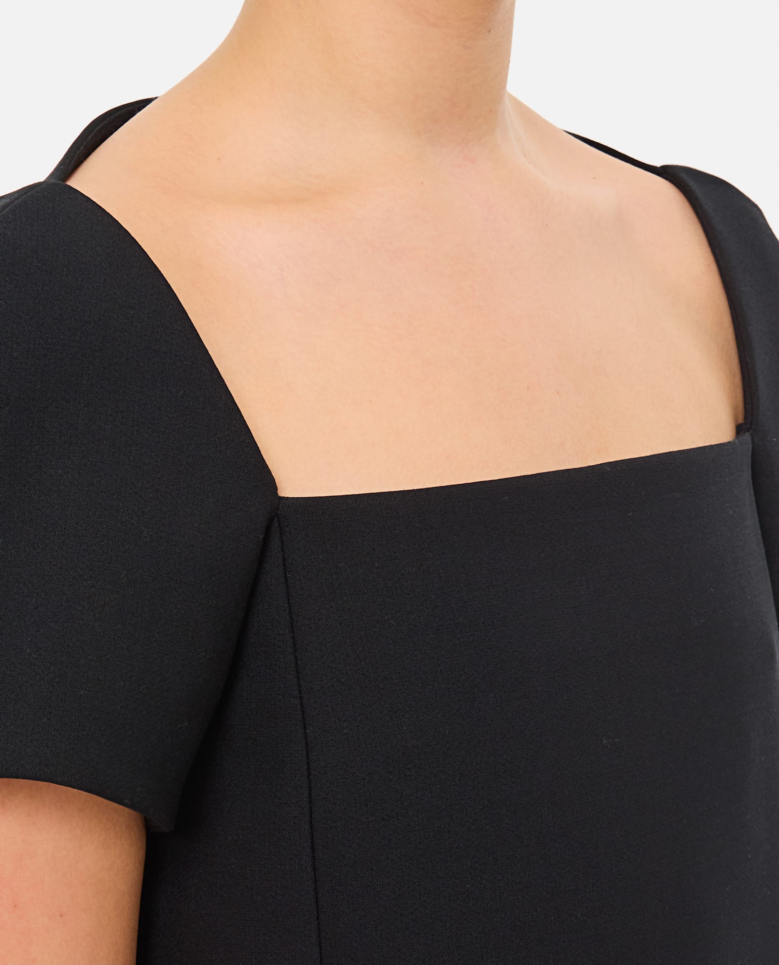 Khaite Benji Mini Dress In Black