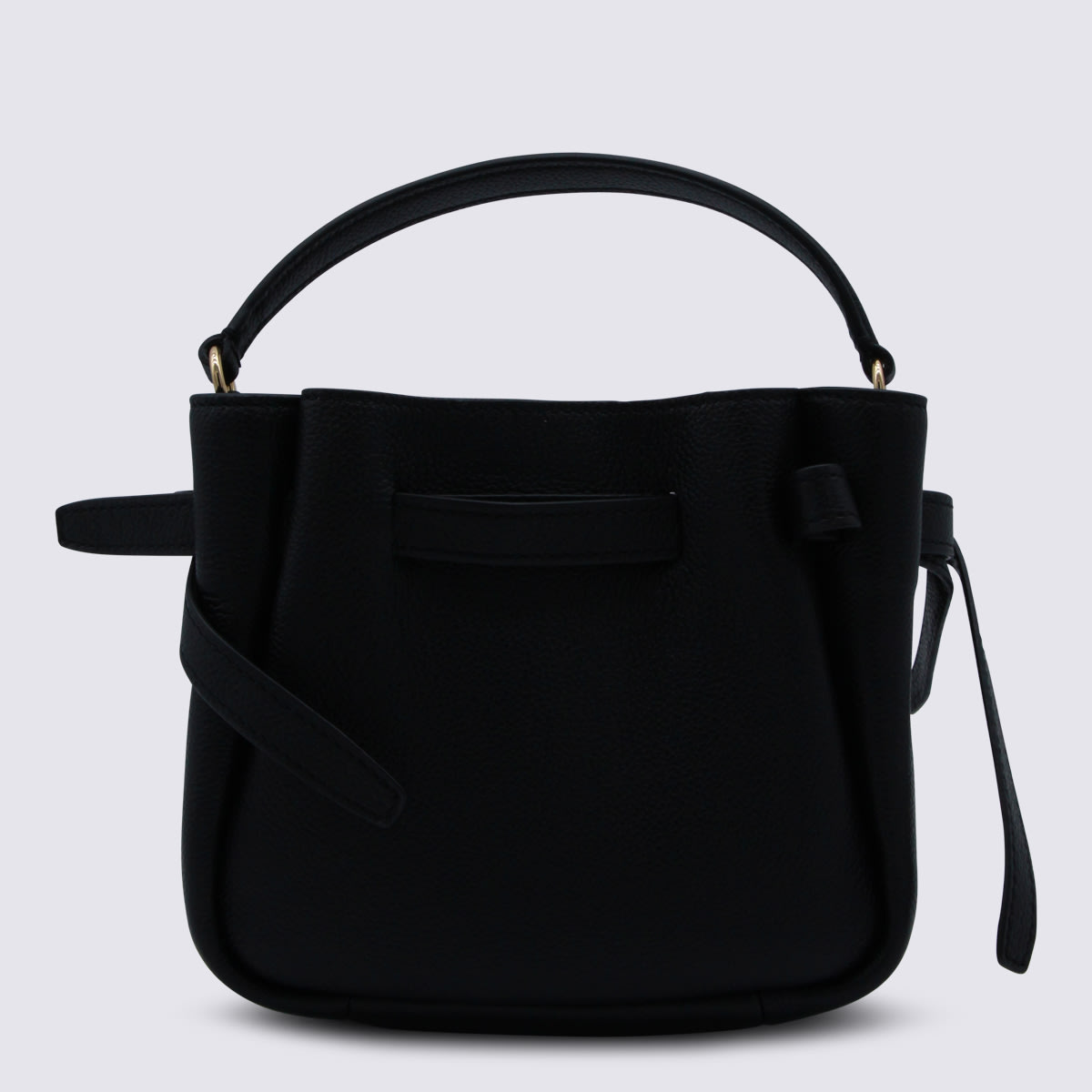 Tory Burch Black Leather Satchel In Black